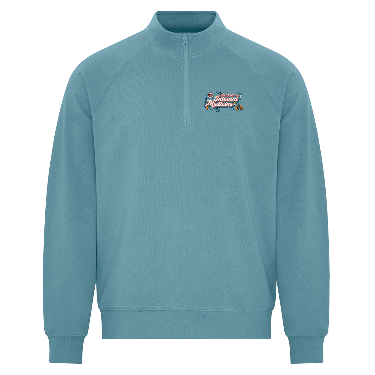 Foothills Medical Center Unit 46 Internal Medicine - Featherweight 1/4 Zip Sweatshirt