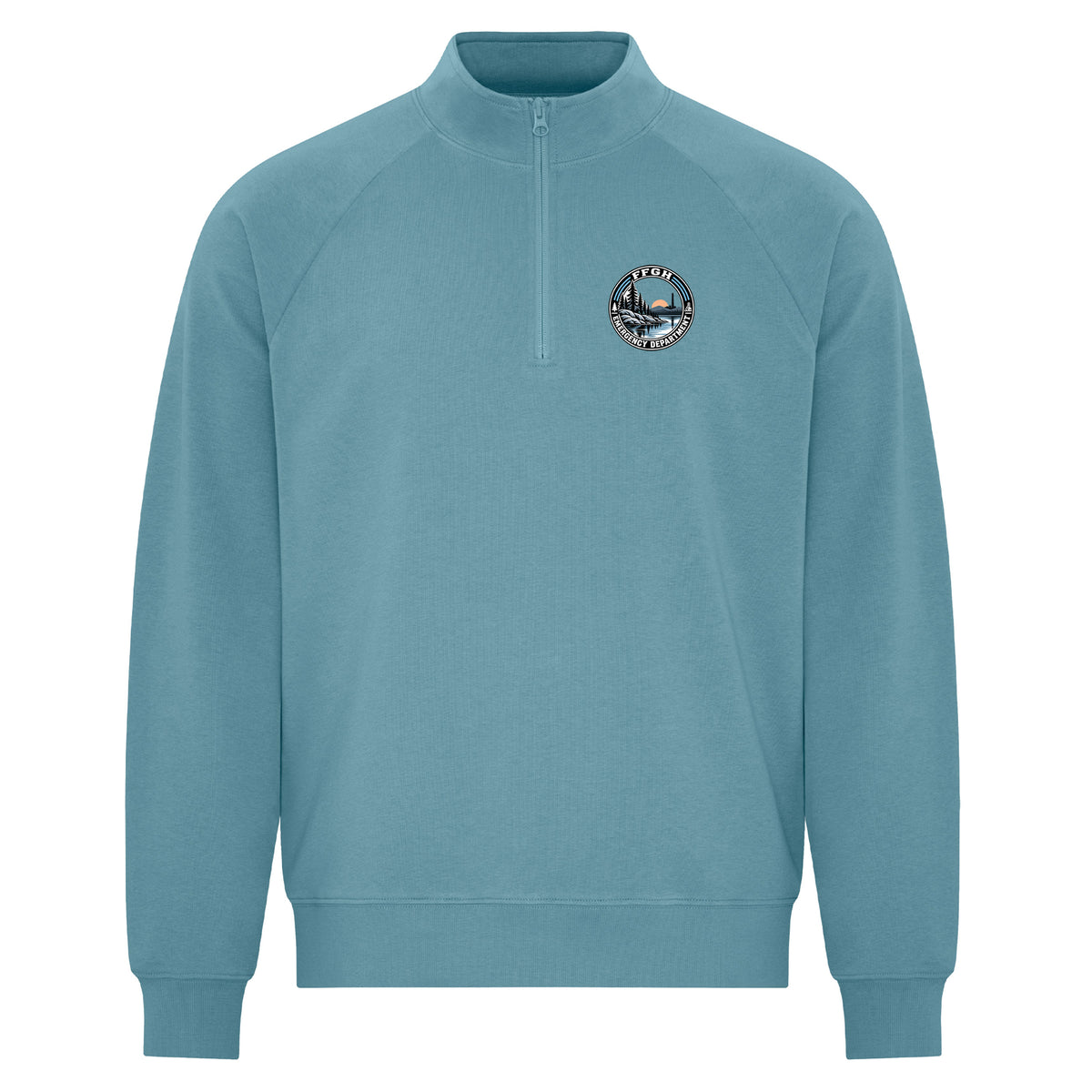 Flin Flon General Hospital Emergency Department - Featherweight 1/4 Zip Sweatshirt