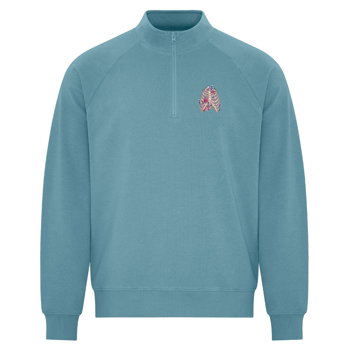 Floral Sketch - Featherweight 1/4 Zip Sweatshirt
