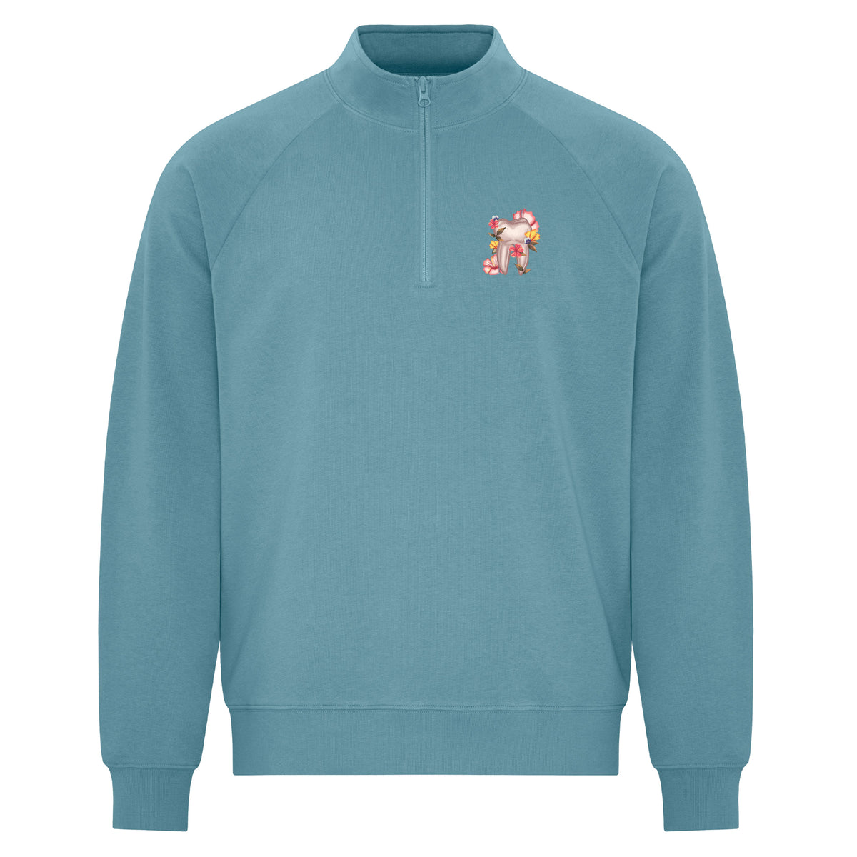 Floral Sketch - Featherweight 1/4 Zip Sweatshirt