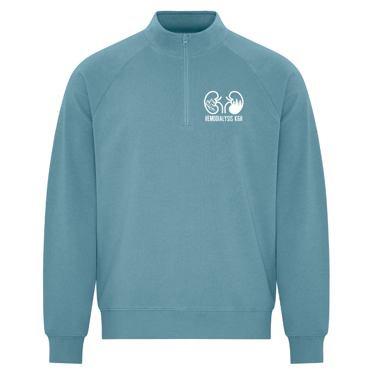 Kelowna General Hospital - Hemodialysis Unit - Featherweight 1/4 Zip Sweatshirt