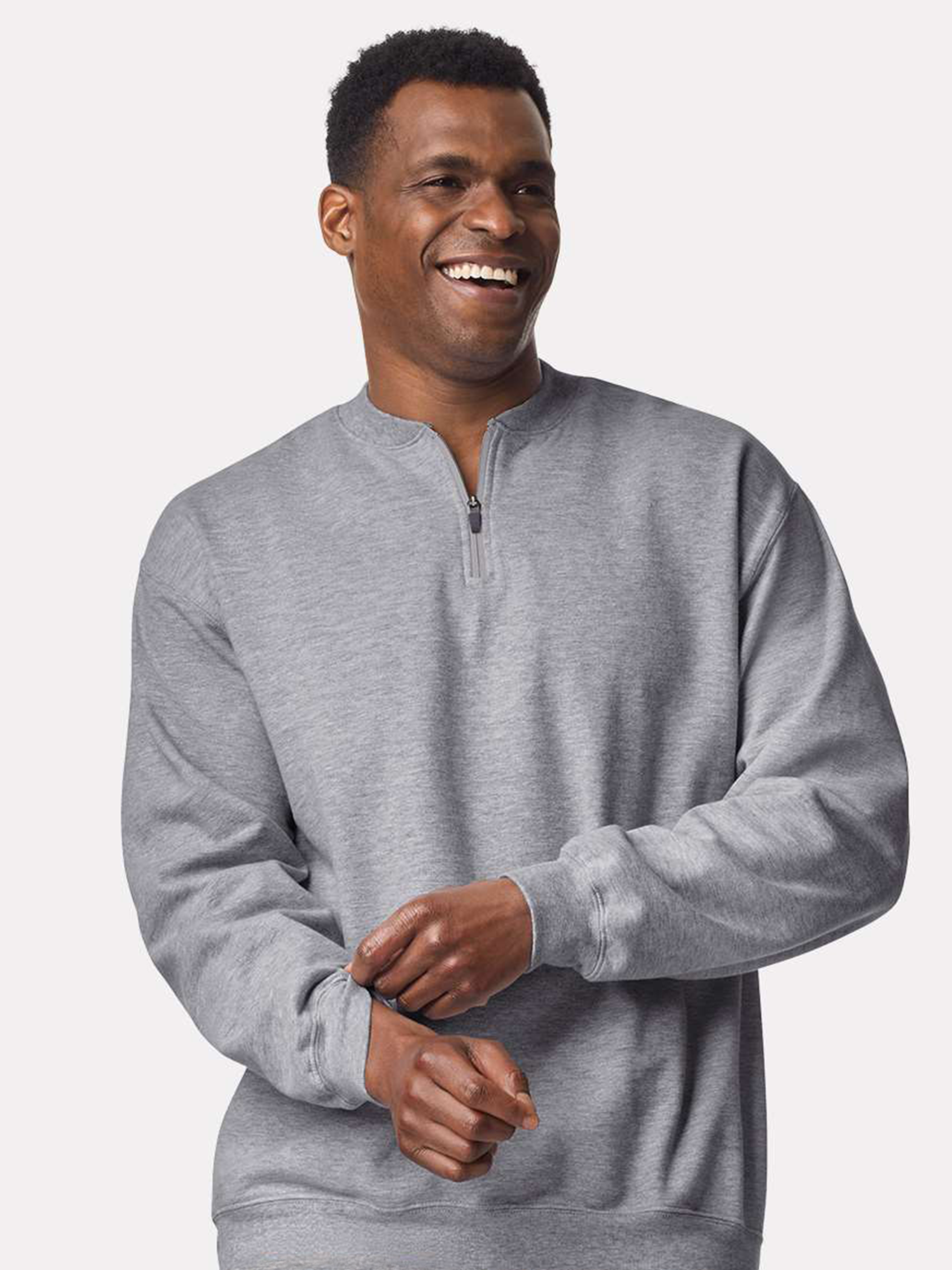 ECG Heart - SoftTouch 1/4 Zip Sweatshirt