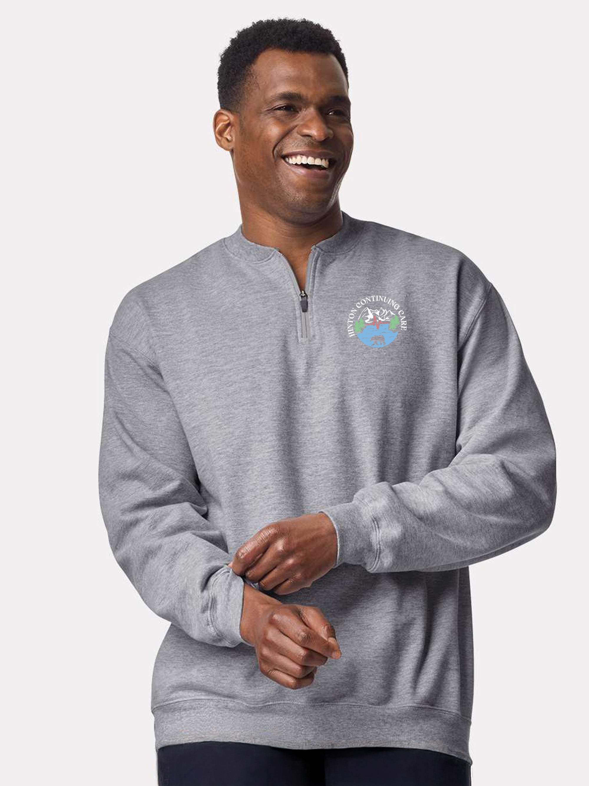 Hinton Continuing Care - Round 2 - SoftTouch 1/4 Zip Sweatshirt