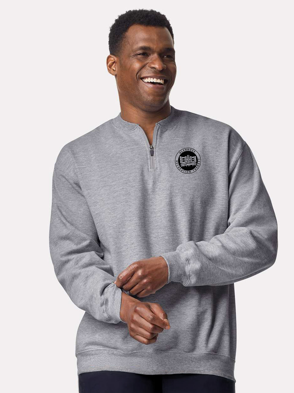Glenrose Recreation Therapy - SoftTouch 1/4 Zip Sweatshirt