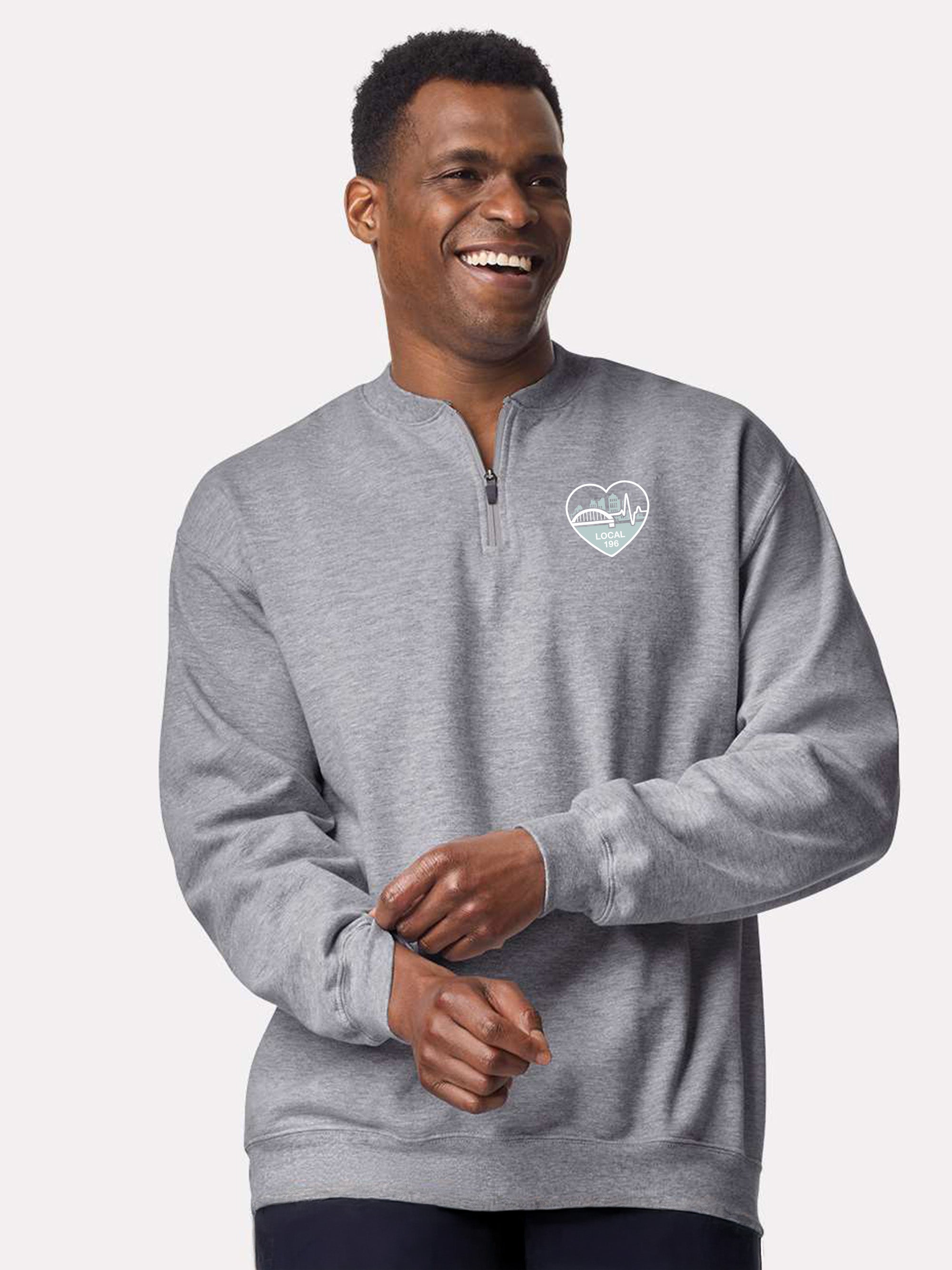 UNA Local 196 - Local Executives - SoftTouch 1/4 Zip Sweatshirt
