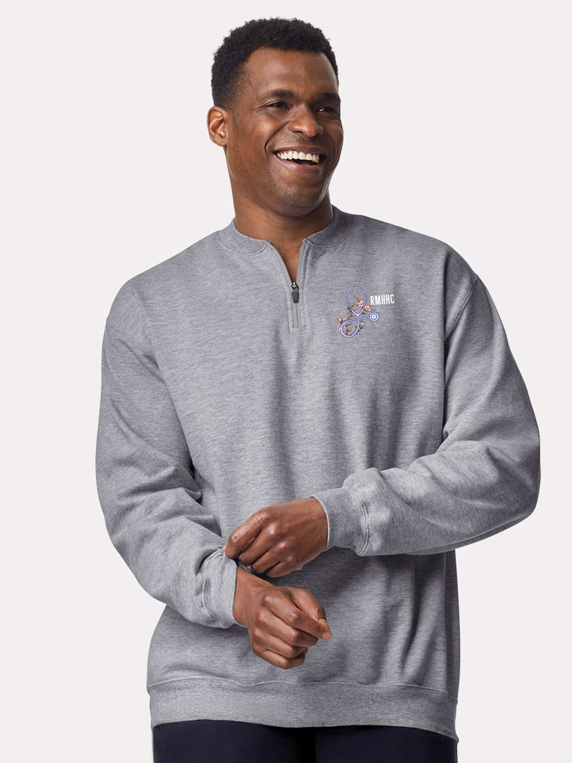 Rocky Mountain House Health Centre - Round 2 - SoftTouch 1/4 Zip Sweatshirt