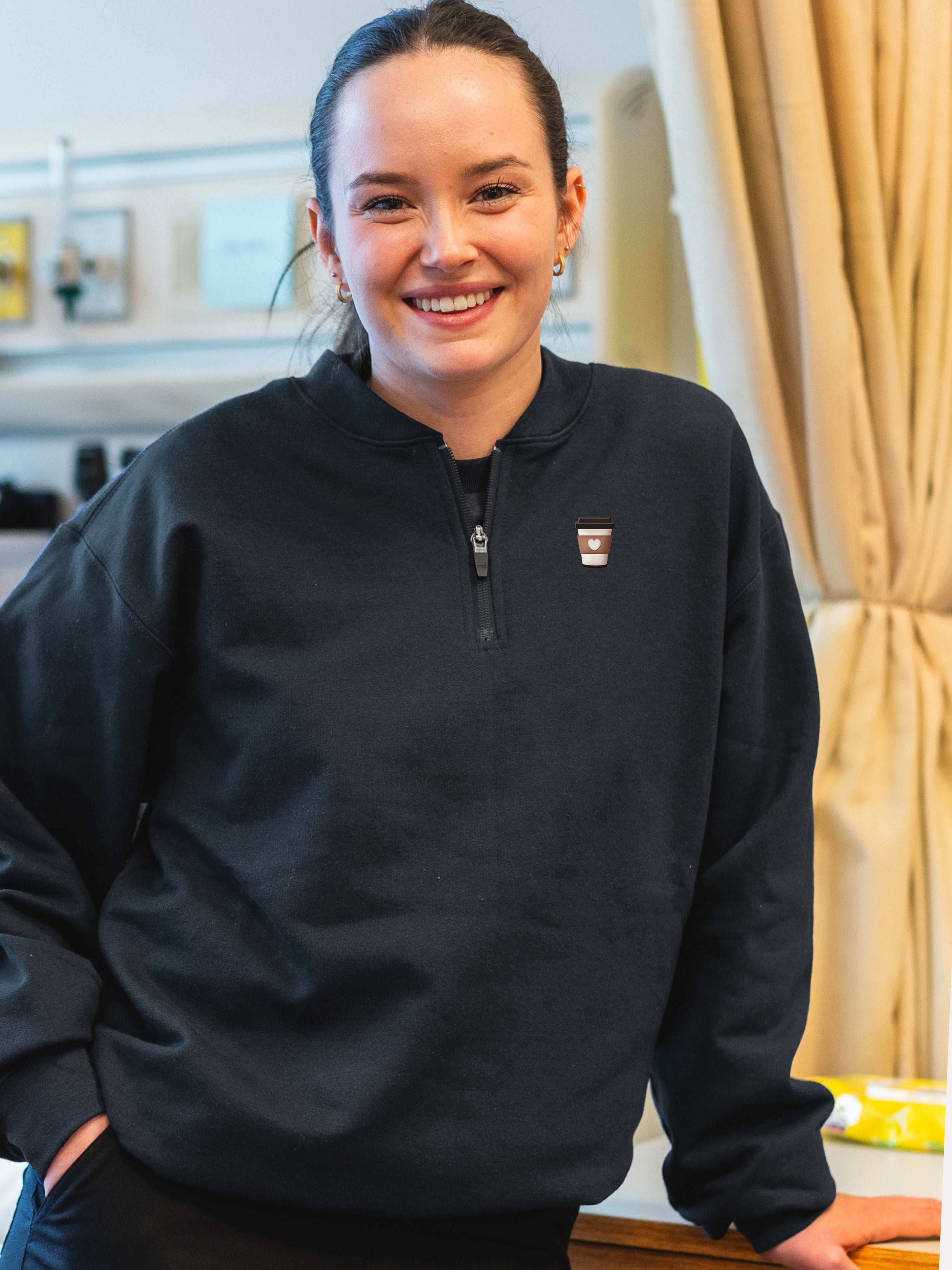 Emblem - SoftTouch 1/4 Zip Sweatshirt