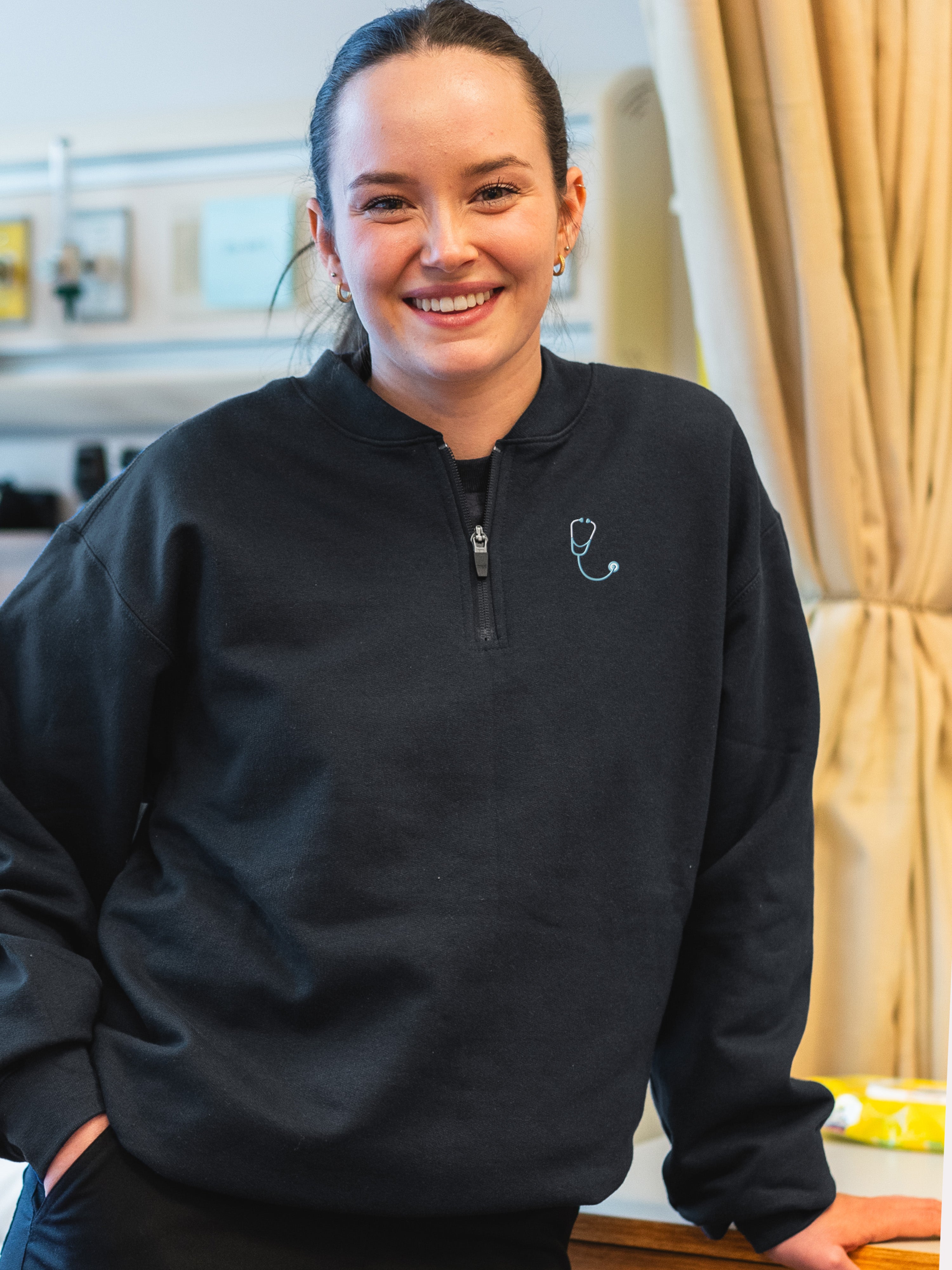 Emblem - SoftTouch 1/4 Zip Sweatshirt