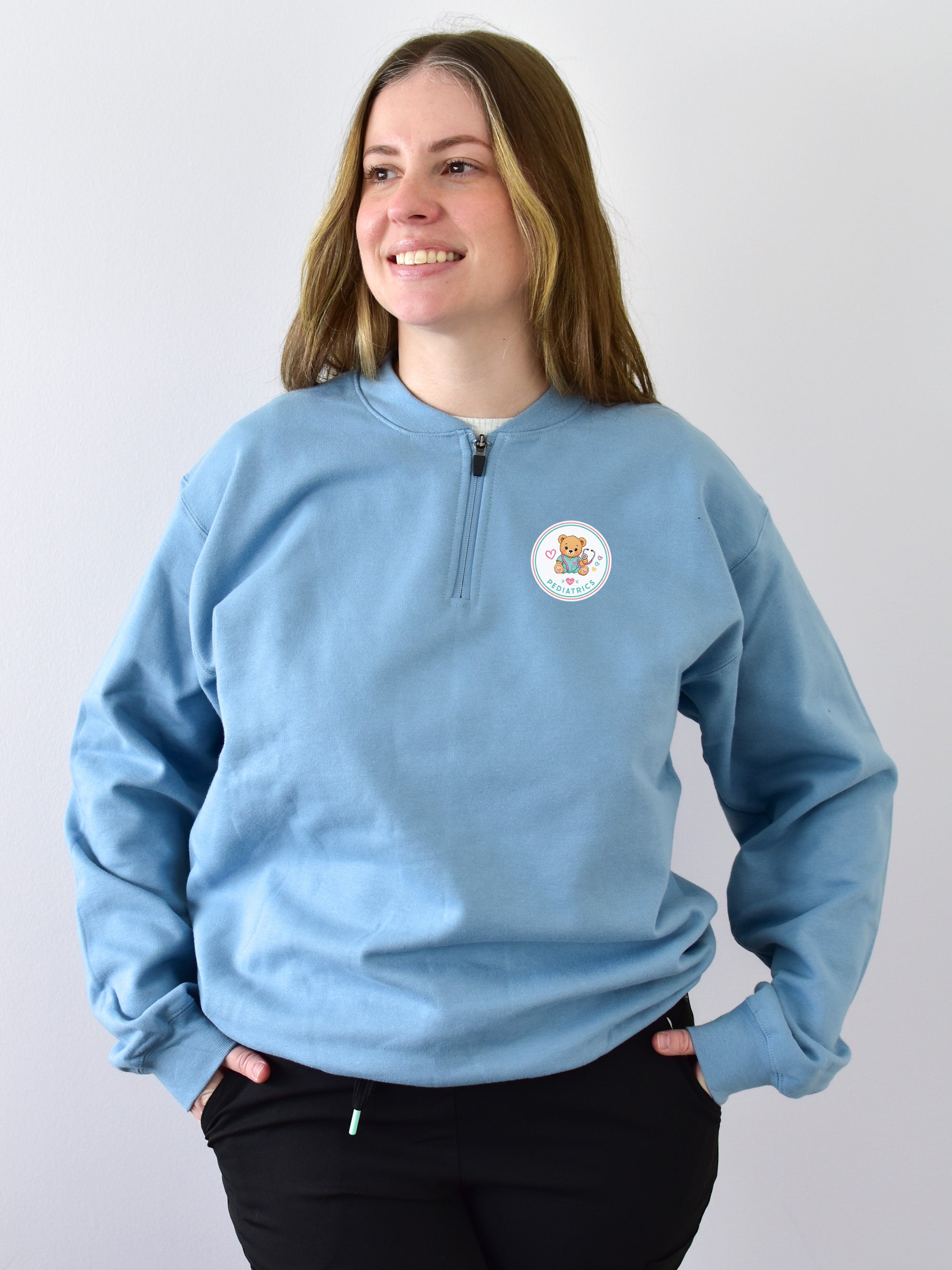 Stanton Hospital Yellowknife - Pediatrics - SoftTouch 1/4 Zip Sweatshirt