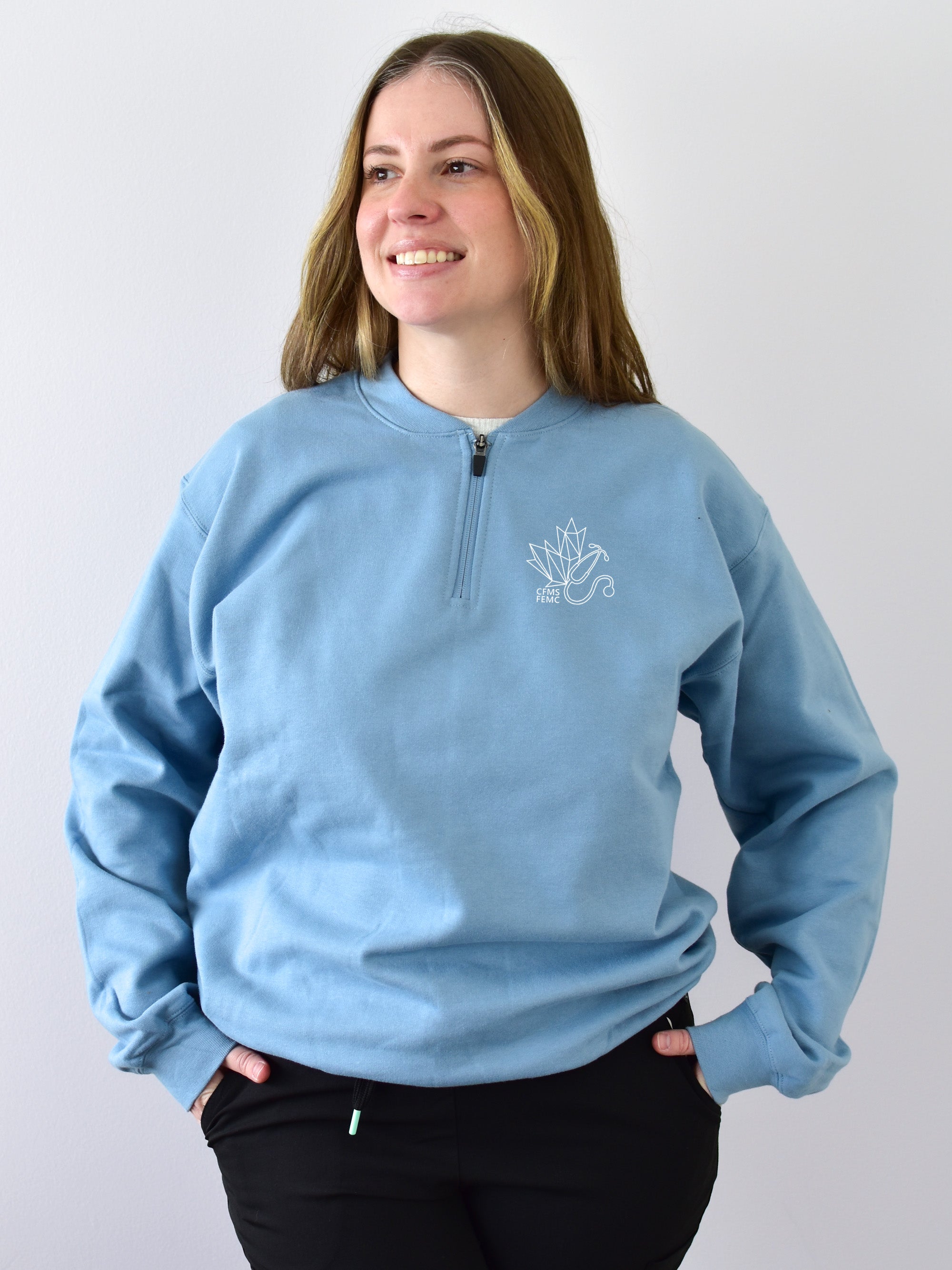Canadian Federation of Medical Students - SoftTouch 1/4 Zip Sweatshirt