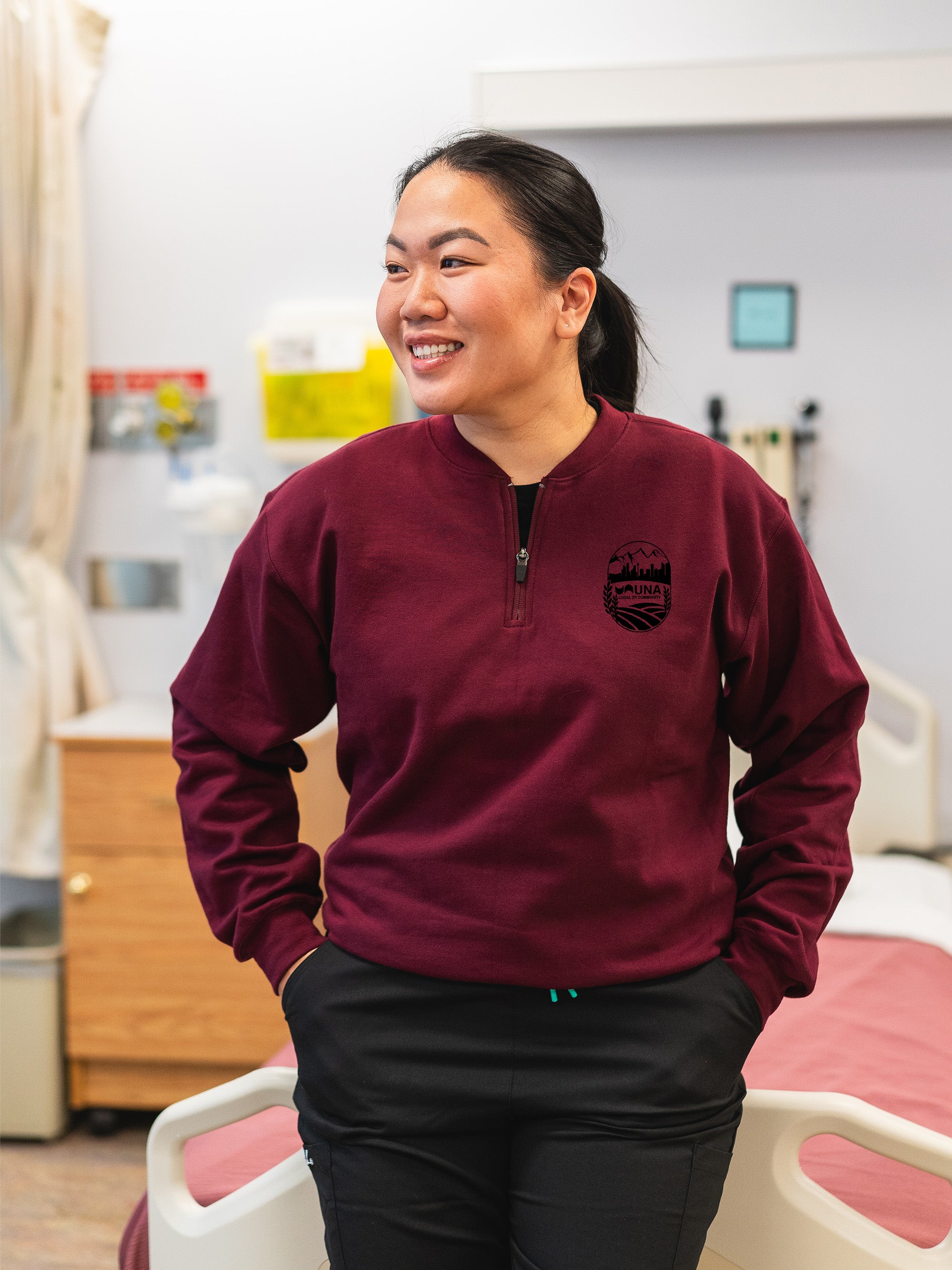 UNA Local 211 Store - SoftTouch 1/4 Zip Sweatshirt