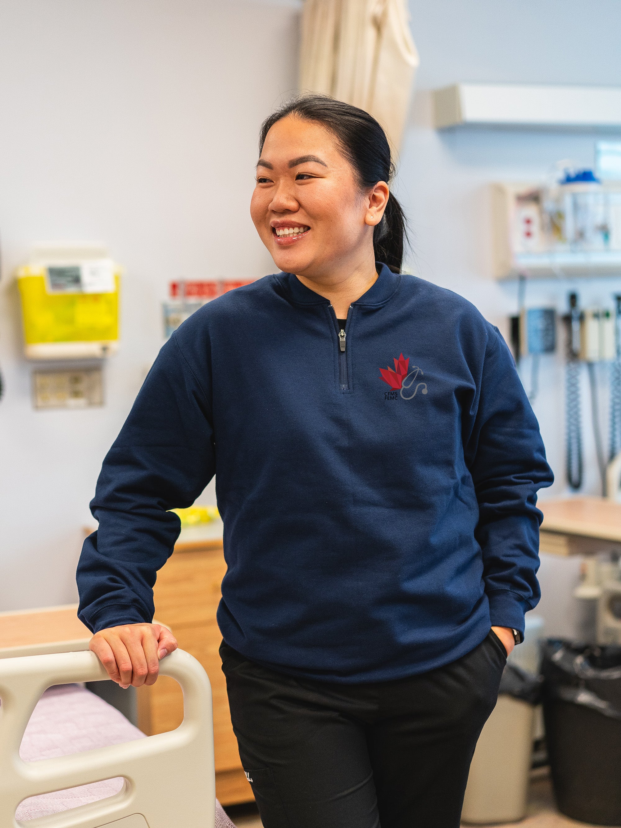 Canadian Federation of Medical Students - SoftTouch 1/4 Zip Sweatshirt