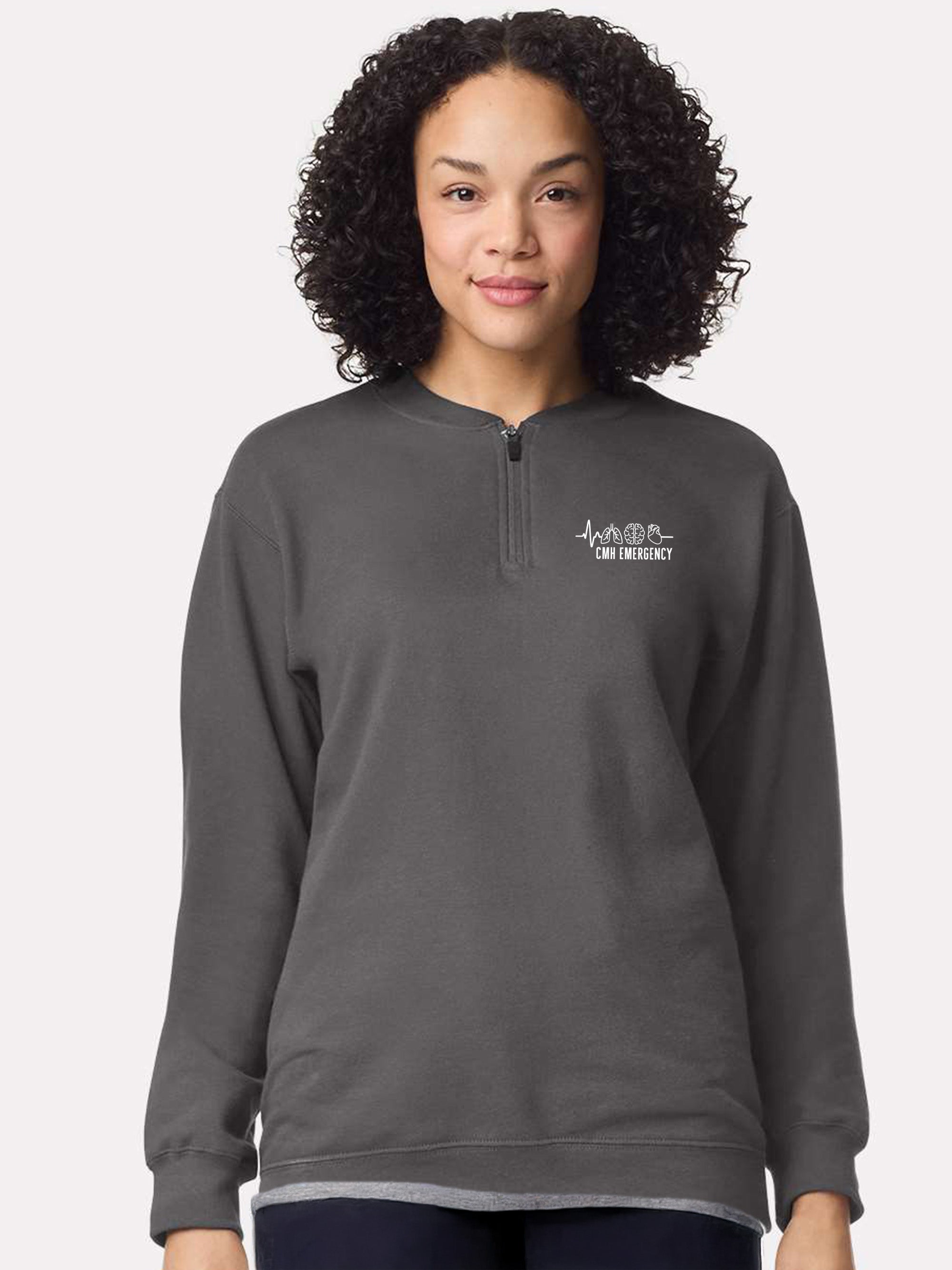 Cariboo Memorial Hospital Emergency Department - Round 2 - SoftTouch 1/4 Zip Sweatshirt