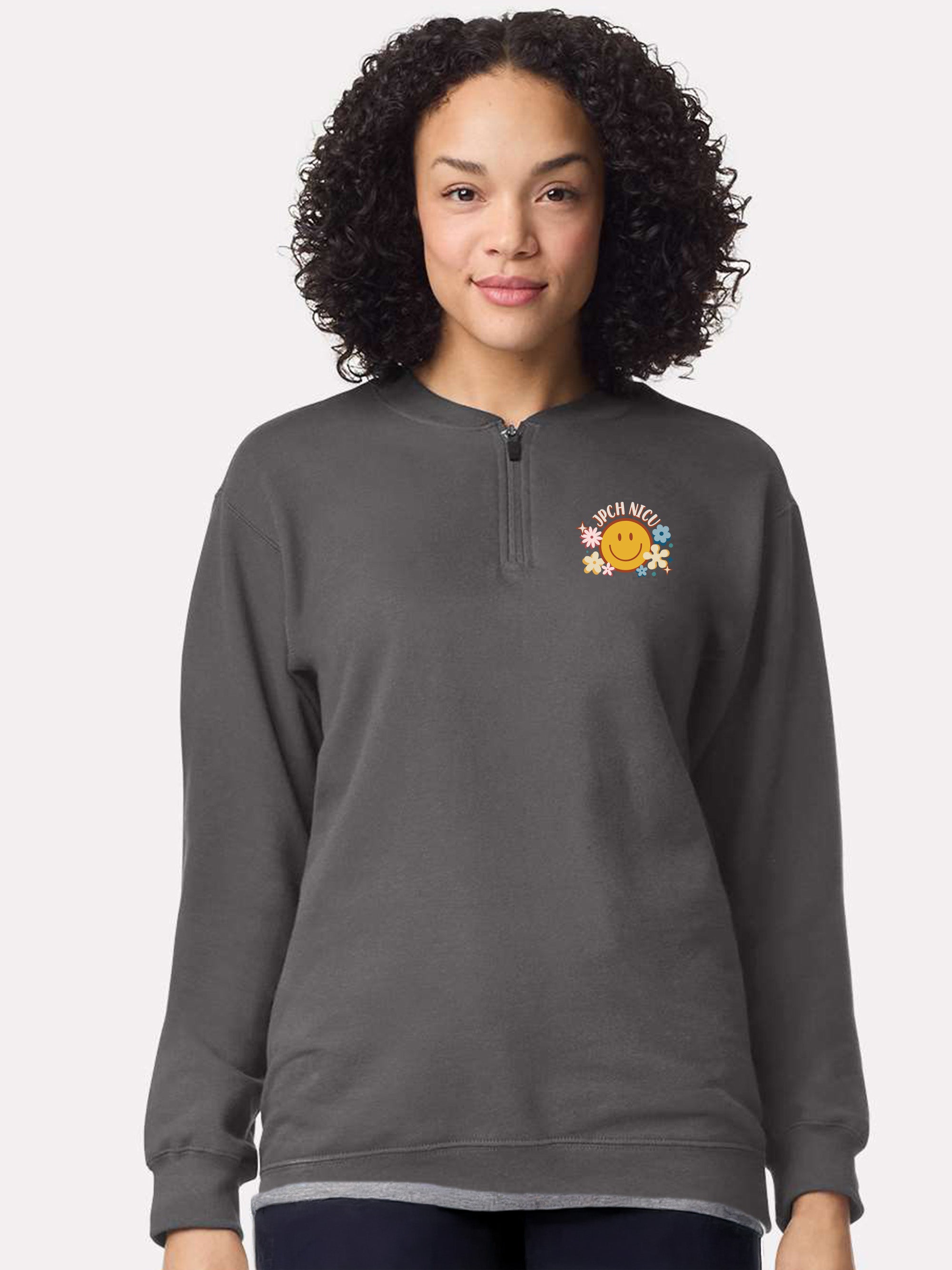 Jim Pattison Children's Hospital NICU - Round 9 - SoftTouch 1/4 Zip Sweatshirt
