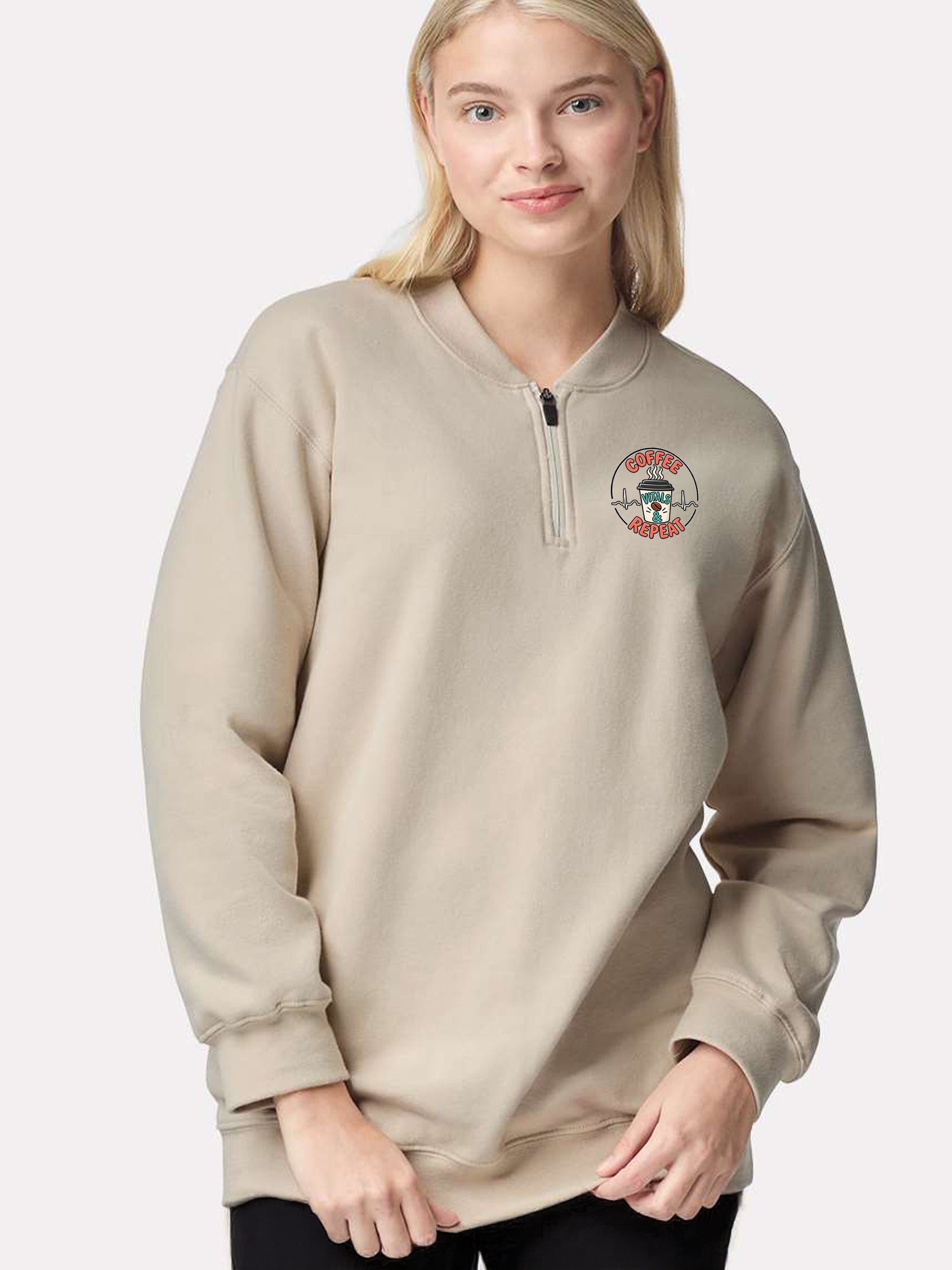 Regina General Hospital 6F - Round 2 - SoftTouch 1/4 Zip Sweatshirt