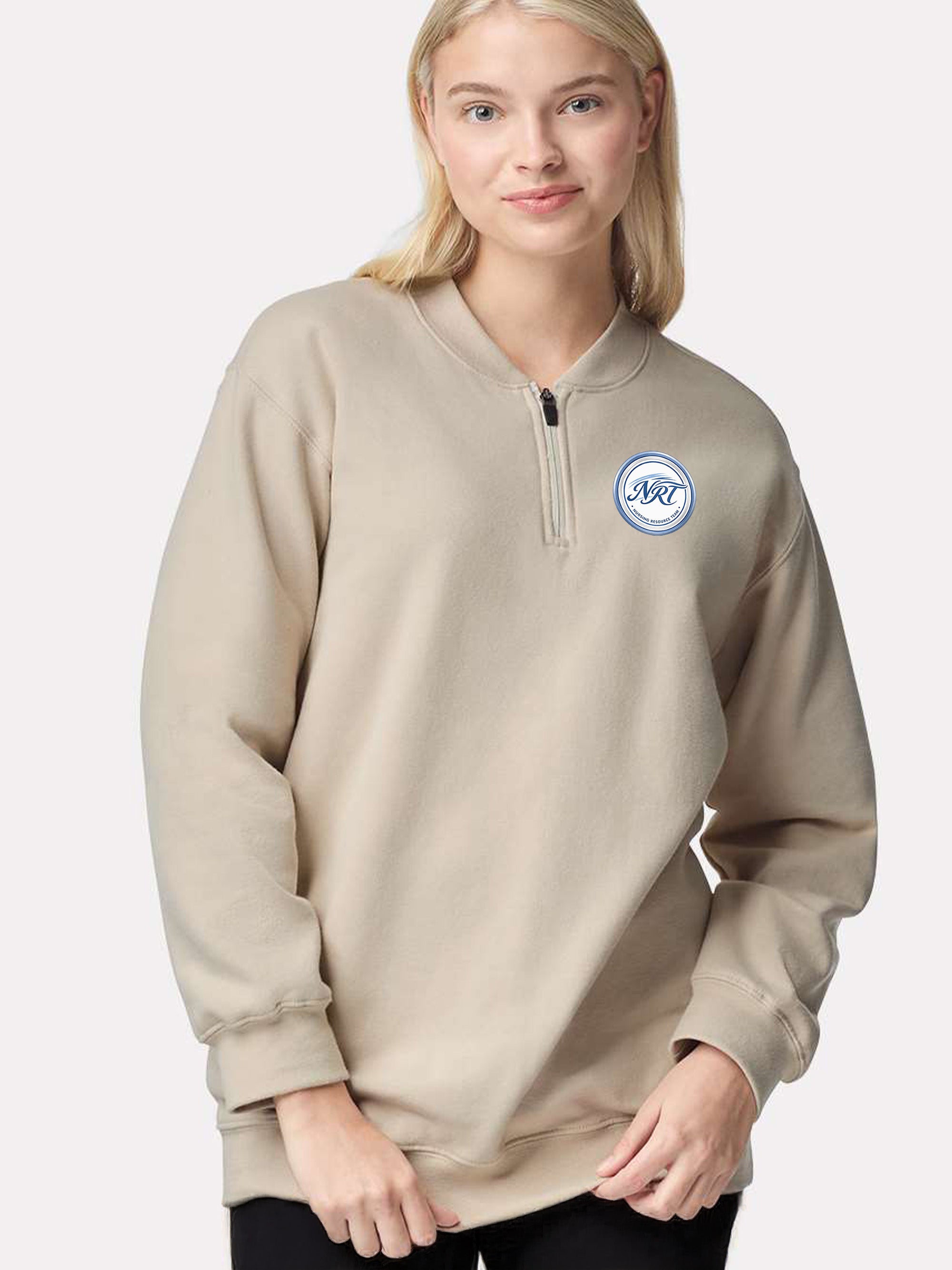 BC Children's Hospital Nursing Resource Team (NRT) - Round 3  - SoftTouch 1/4 Zip Sweatshirt