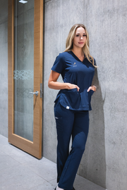 Imprint - Rosa Scrub Top