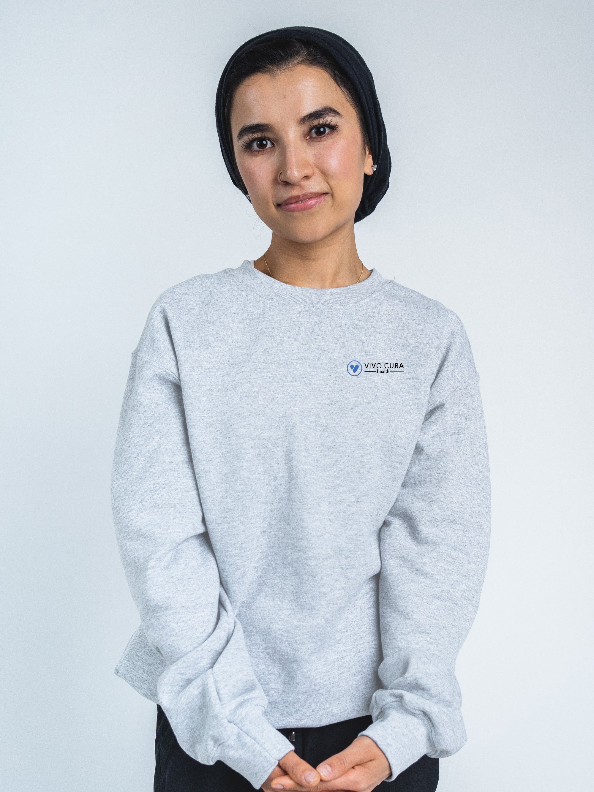 Vivo Cura Health - SoftTouch Midweight Sweatshirt - Lubdub Apparel