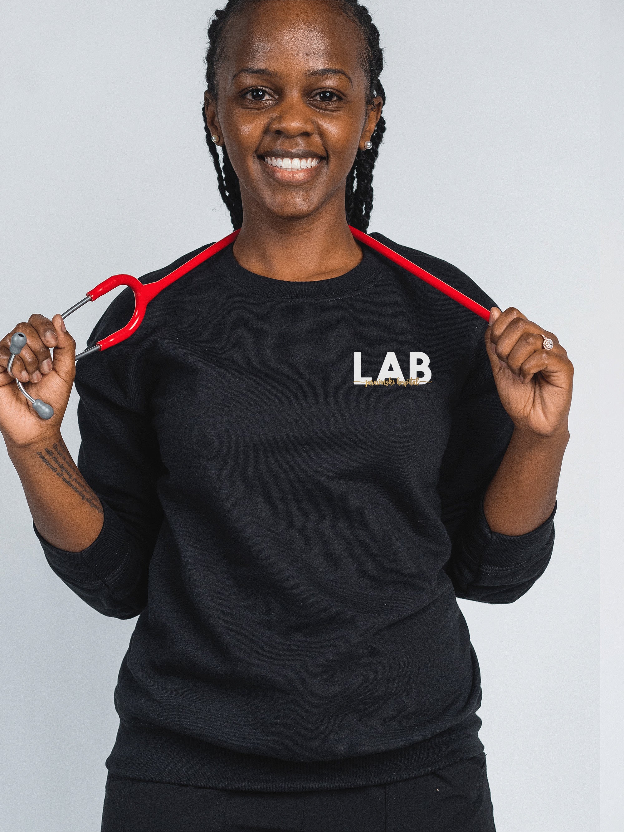 Juravinski Hospital Laboratory - SoftTouch Midweight Sweatshirt