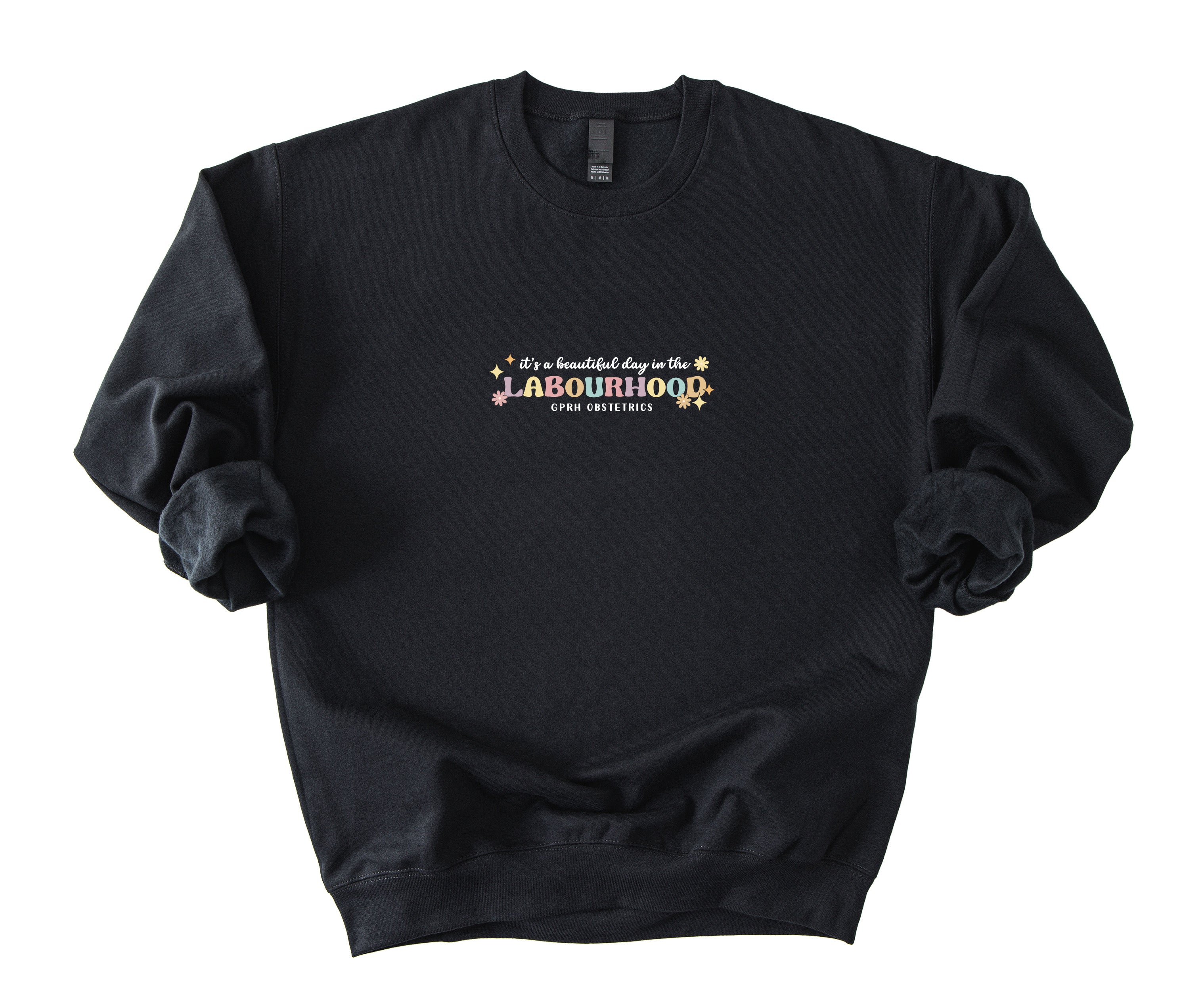 Grande Prairie Regional Hospital Obstetrics - Round 2 - SoftTouch Midweight Sweatshirt - Lubdub Apparel