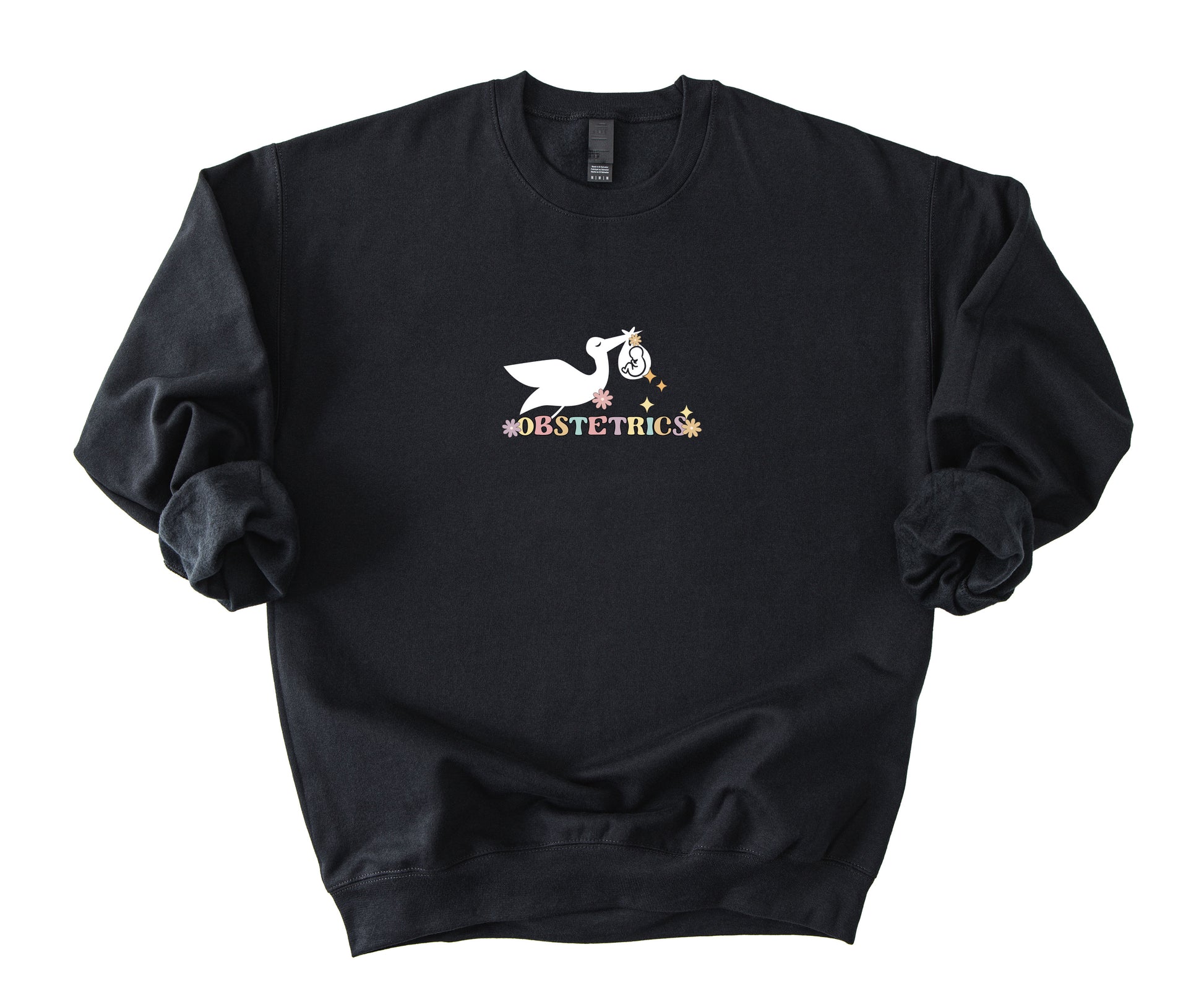 Grande Prairie Regional Hospital Obstetrics - Round 2 - SoftTouch Midweight Sweatshirt - Lubdub Apparel