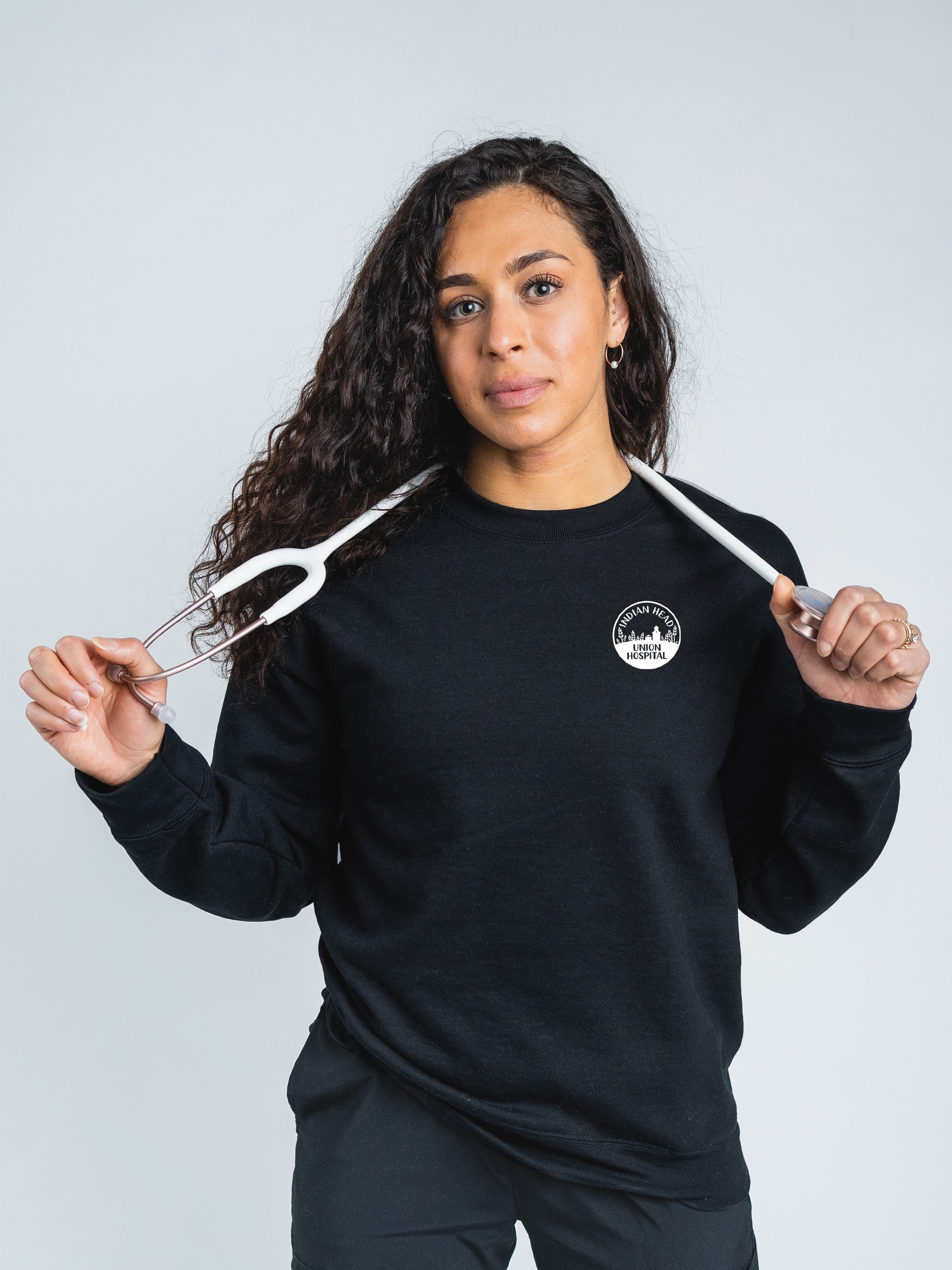 Indian Head Union Hospital - Round 4 - SoftTouch Midweight Sweatshirt - Lubdub Apparel