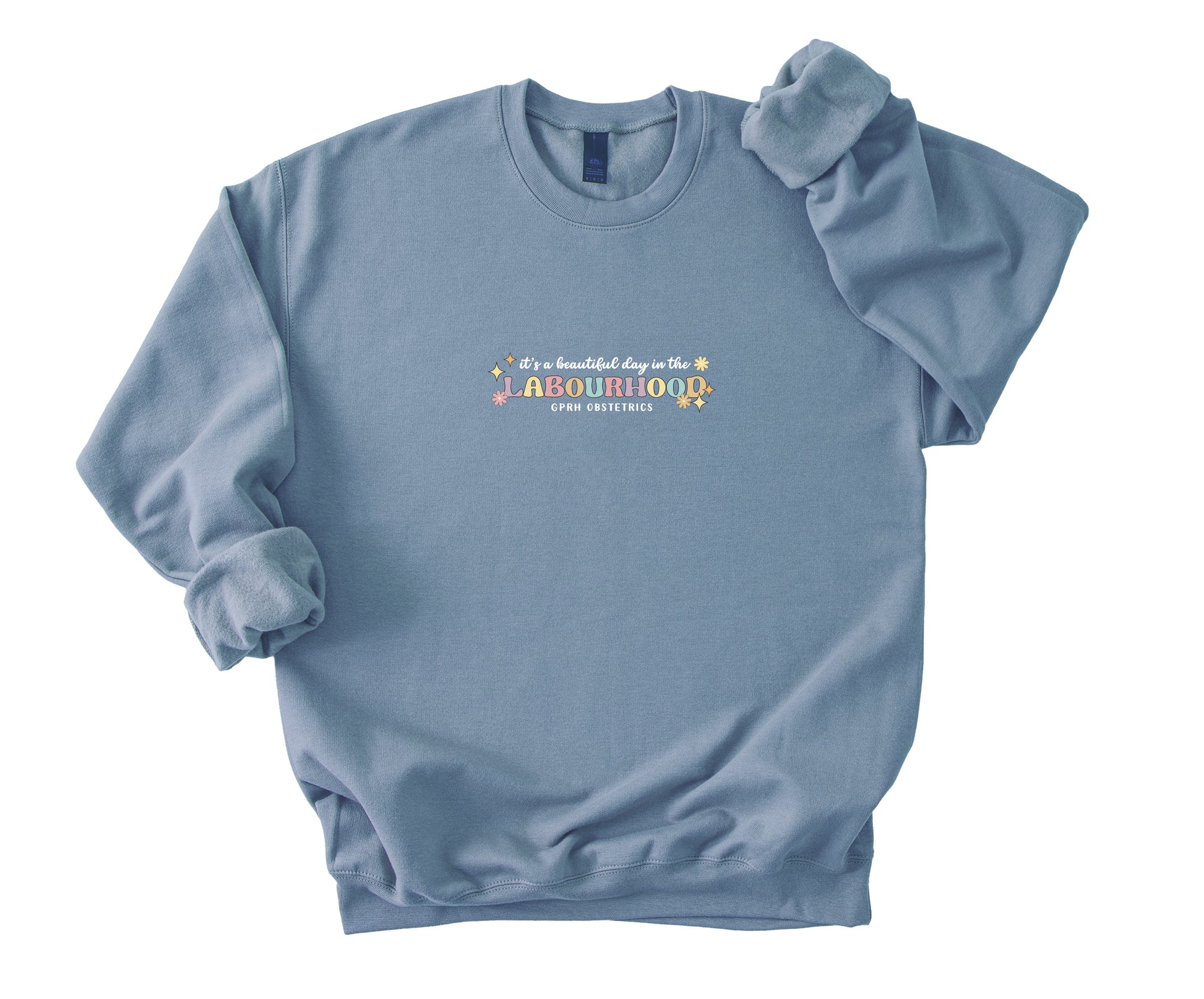 Grande Prairie Regional Hospital Obstetrics - Round 2 - SoftTouch Midweight Sweatshirt - Lubdub Apparel