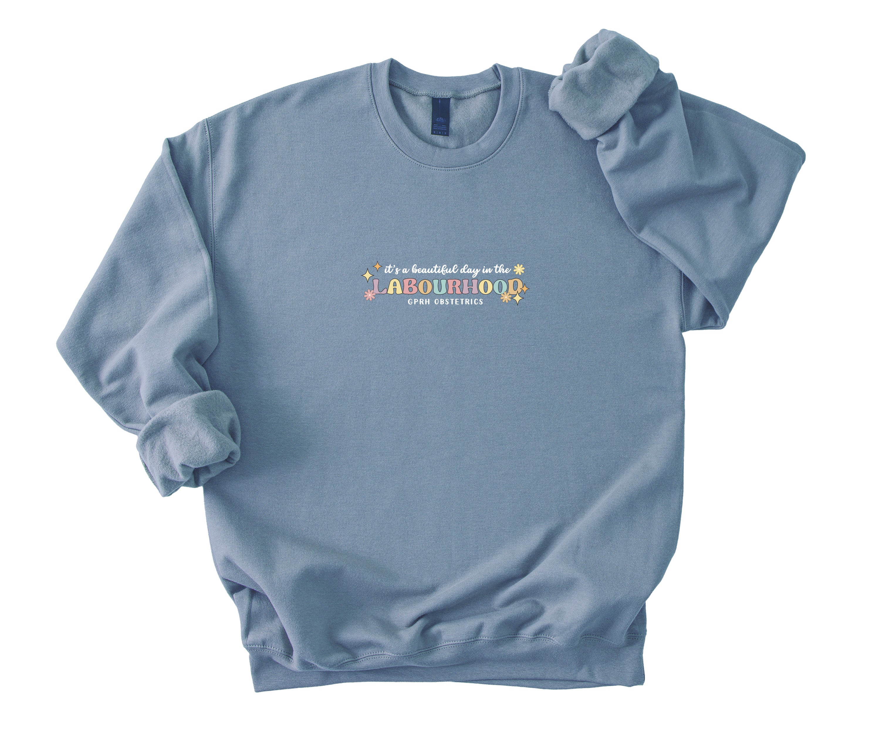 Grande Prairie Regional Hospital Obstetrics - Round 2 - SoftTouch Midweight Sweatshirt - Lubdub Apparel