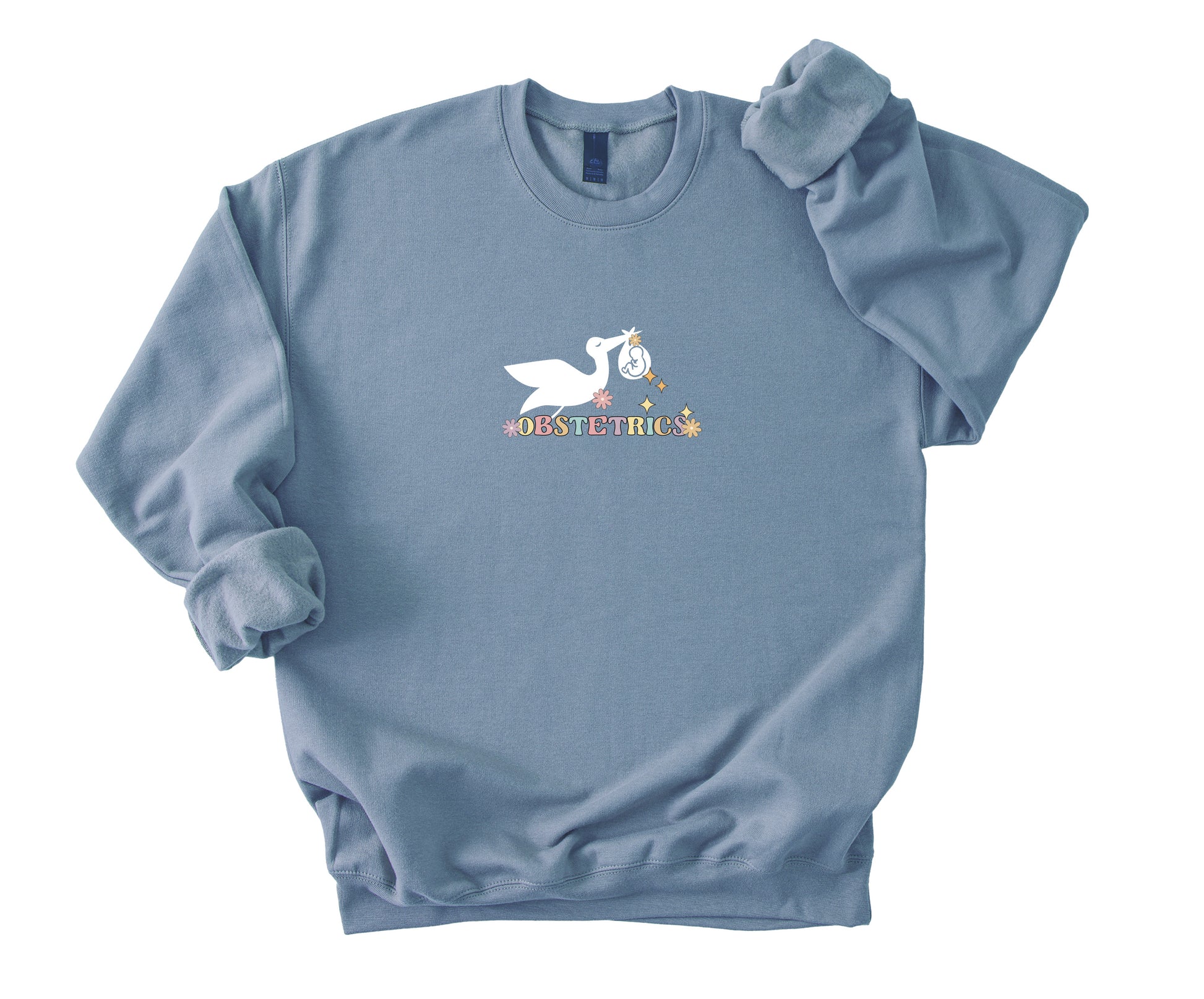 Grande Prairie Regional Hospital Obstetrics - Round 2 - SoftTouch Midweight Sweatshirt - Lubdub Apparel