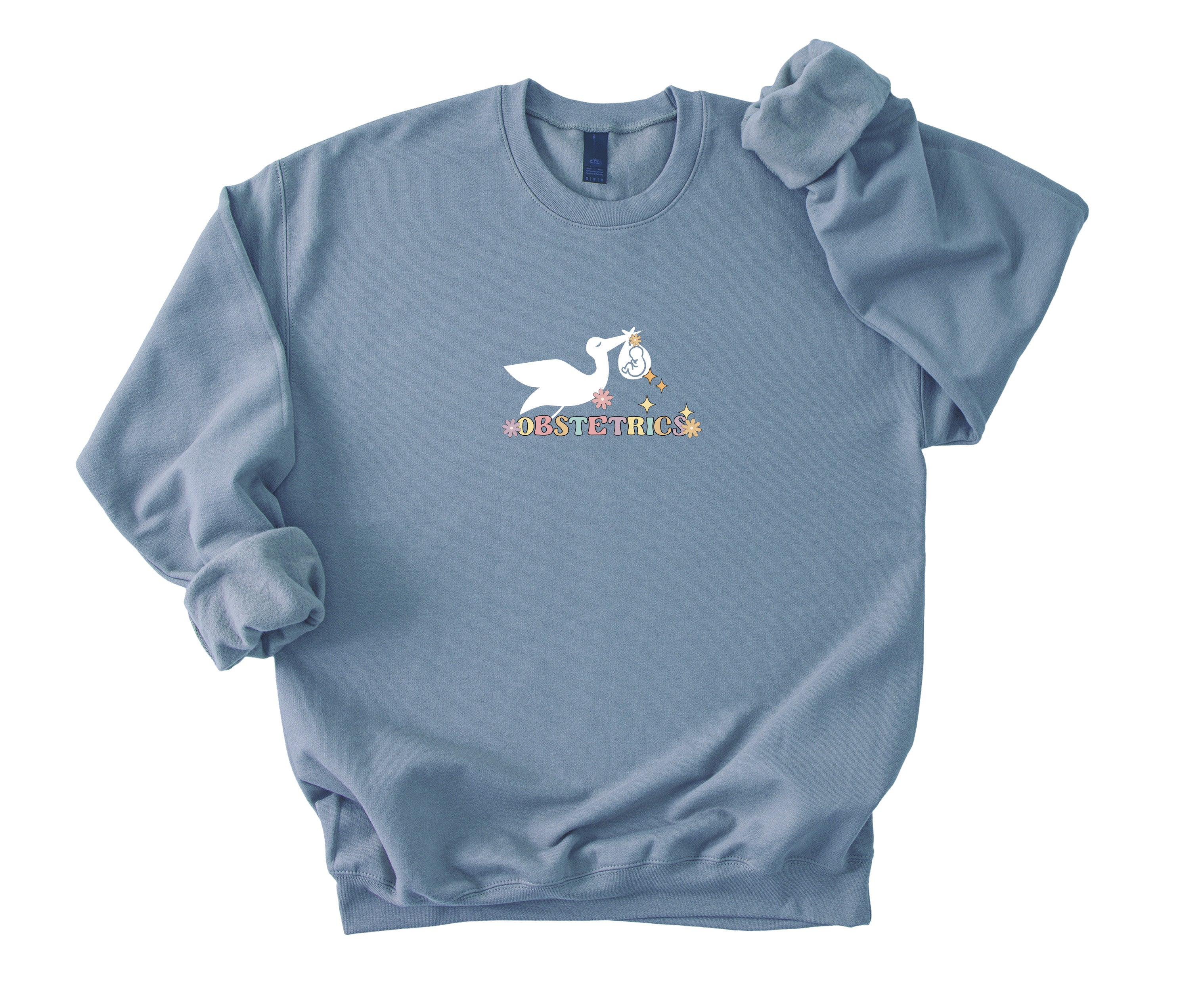 Grande Prairie Regional Hospital Obstetrics - Round 2 - SoftTouch Midweight Sweatshirt - Lubdub Apparel