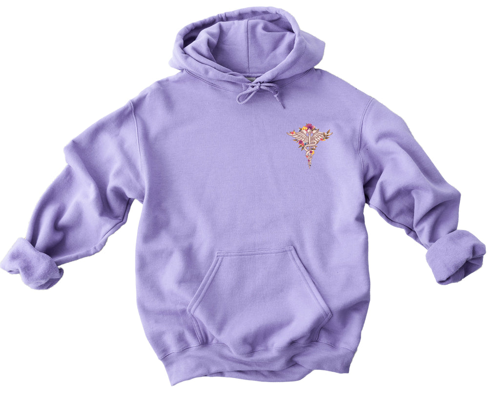 Floral Sketch - Everyday Hooded Sweatshirt