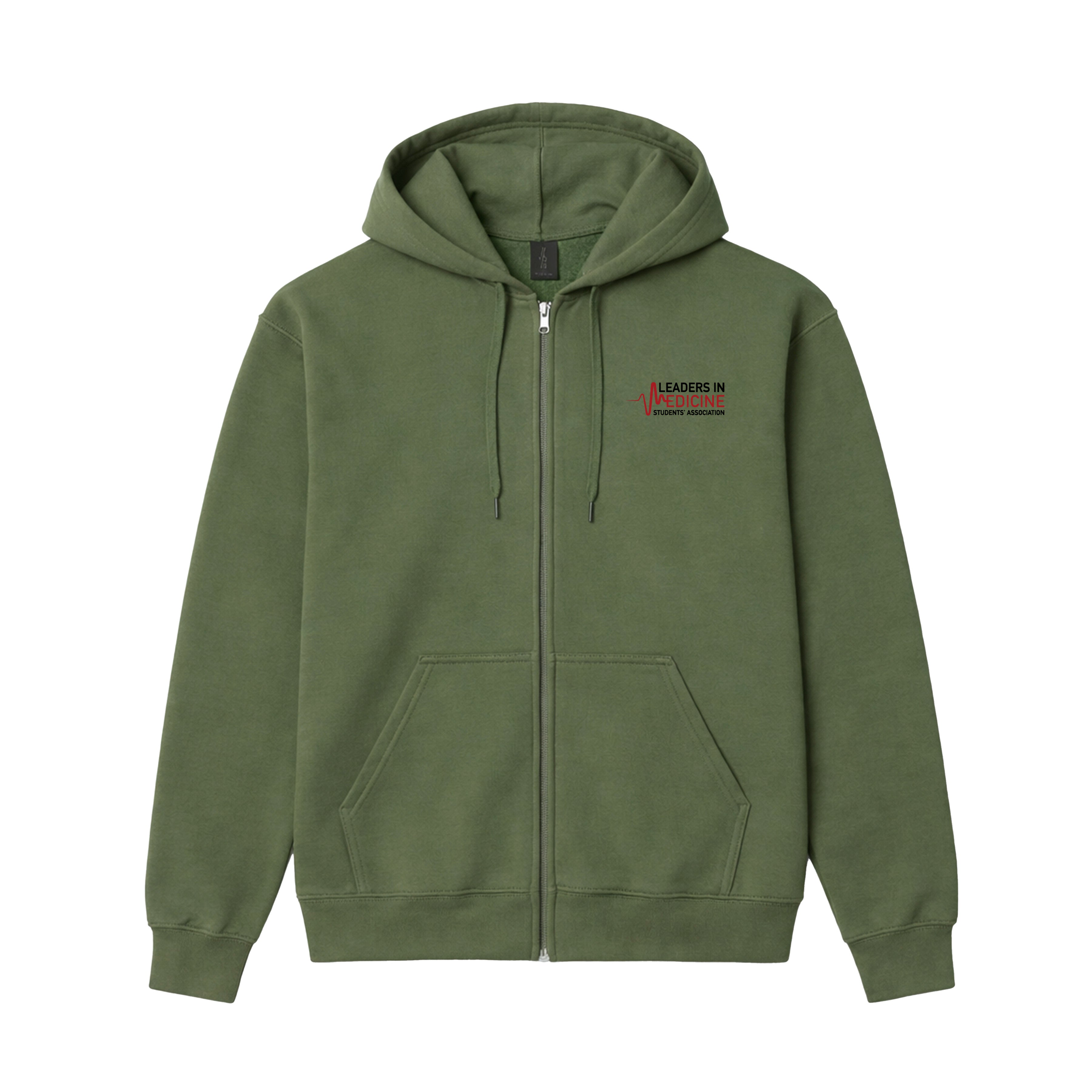 Calgary Cumming School of Medicine Leaders in Medicine Student's Association - Round 3 - Standard Full Zip Hoodie