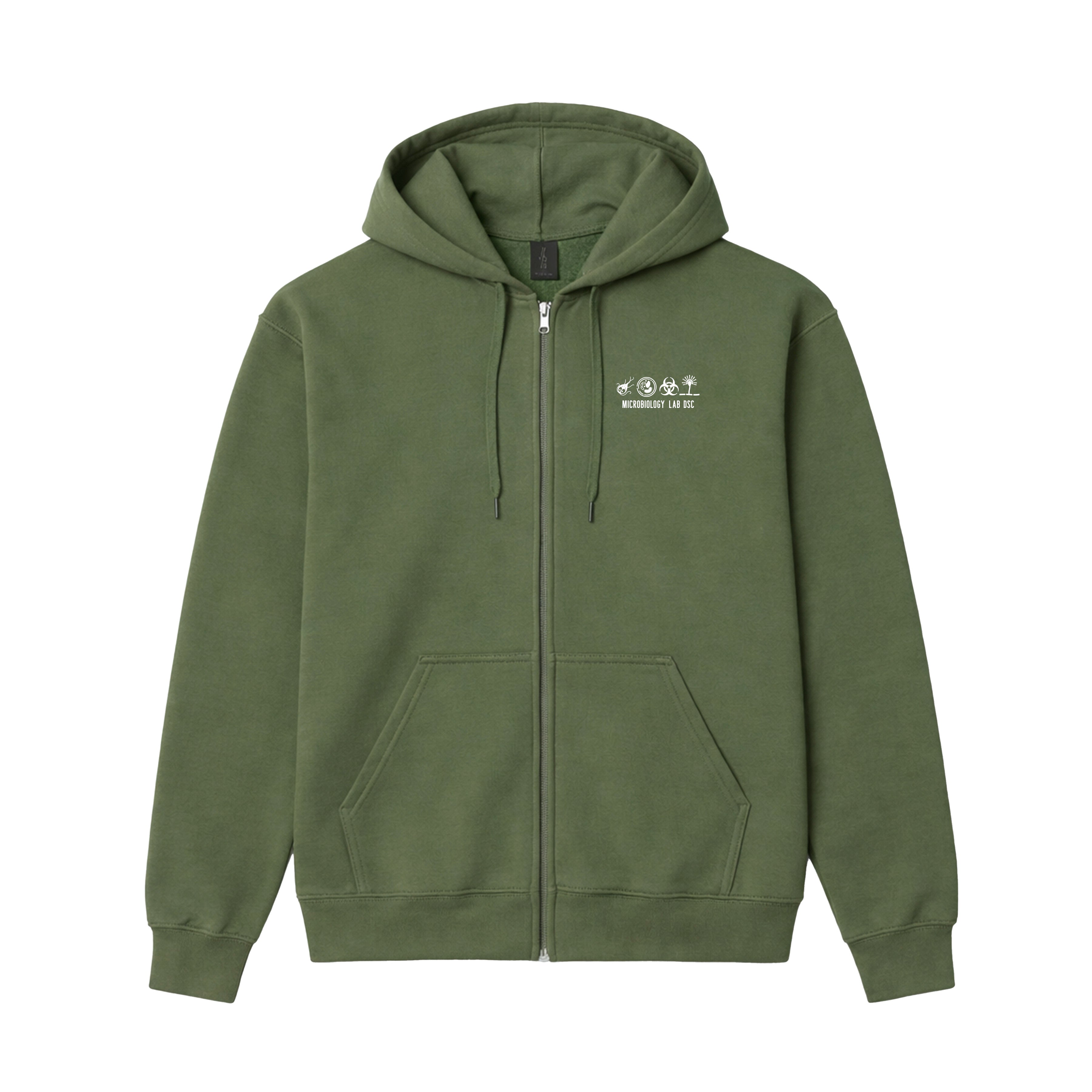 Diagnostic and Scientific Centre Microbiology Lab - Round 6 - Standard Full Zip Hoodie
