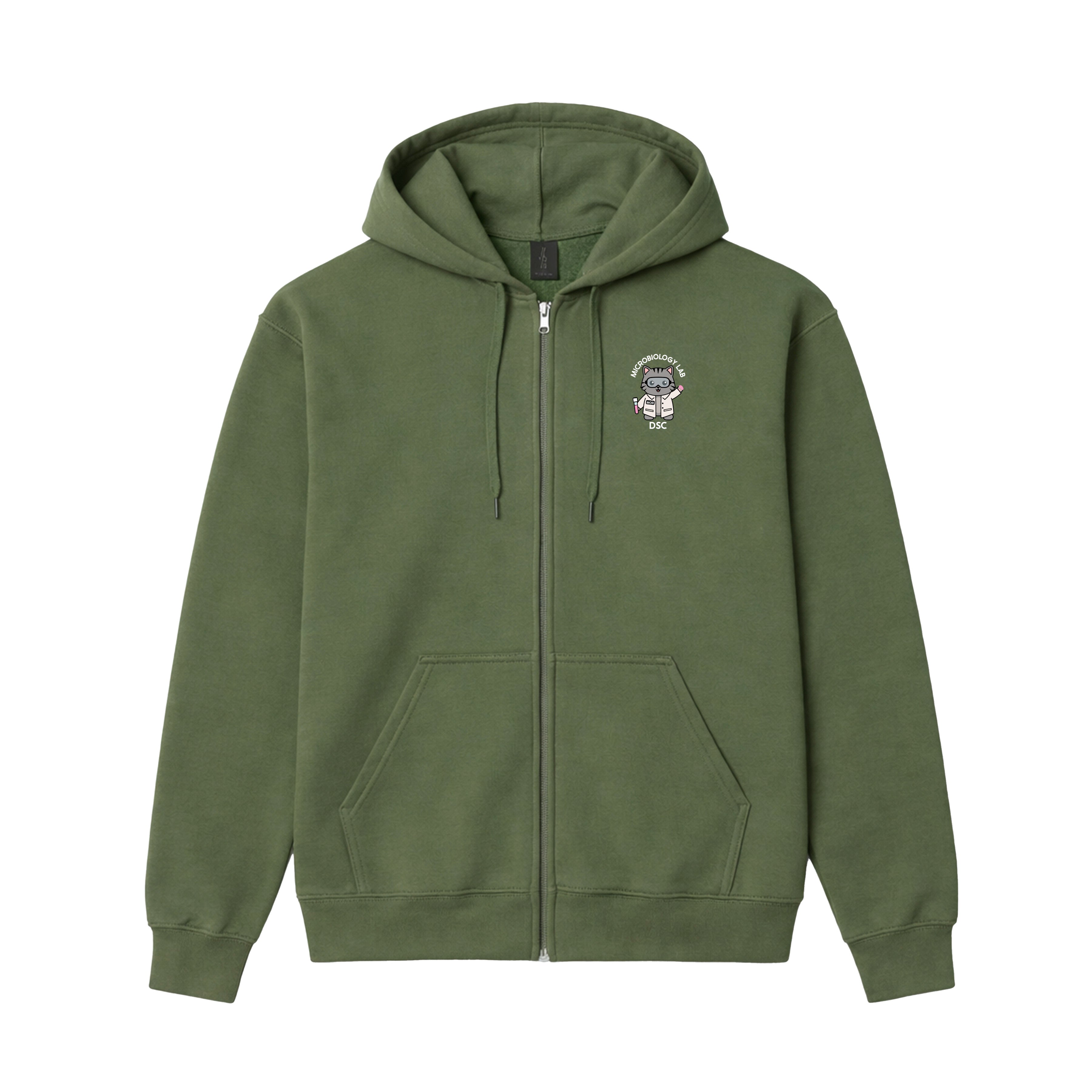 Diagnostic and Scientific Centre Microbiology Lab - Round 6 - Standard Full Zip Hoodie