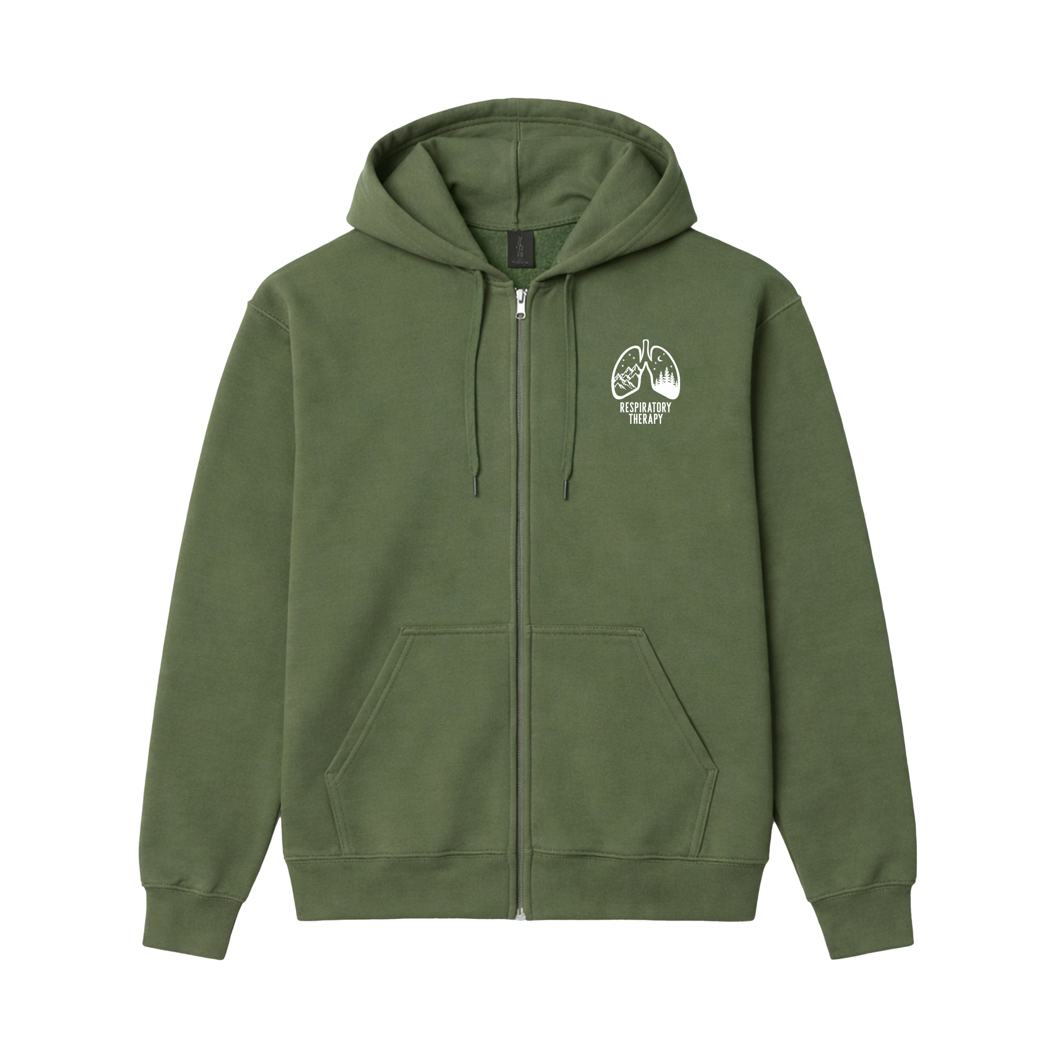 Royal Inland Hospital Respiratory Therapy Department - Round 3 - Standard Full Zip Hoodie