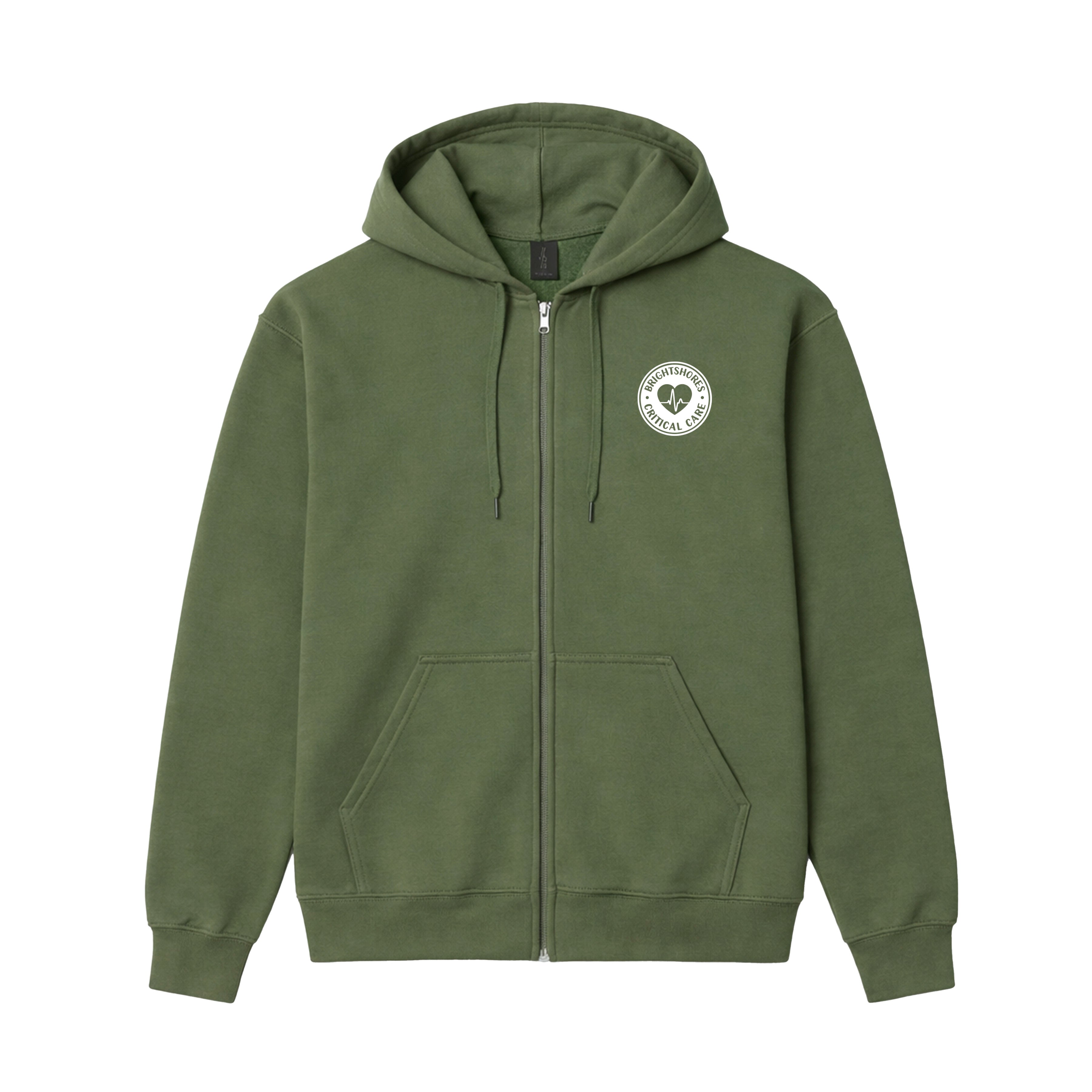 Brightshores Health System ICU Critical Care - Round 3 - Standard Full Zip Hoodie