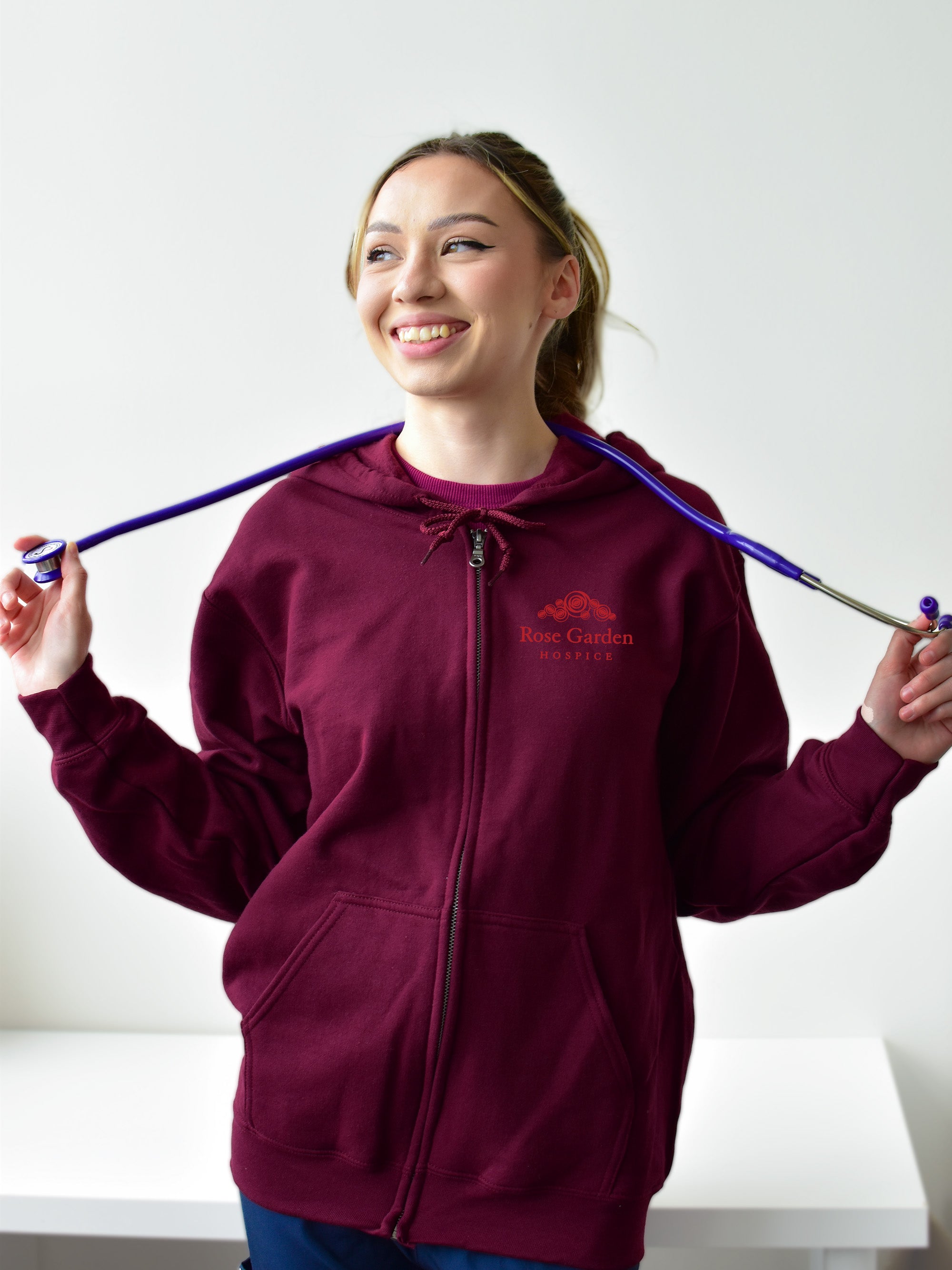 Rose Garden Hospice - Round 2 - Standard Full Zip Hoodie