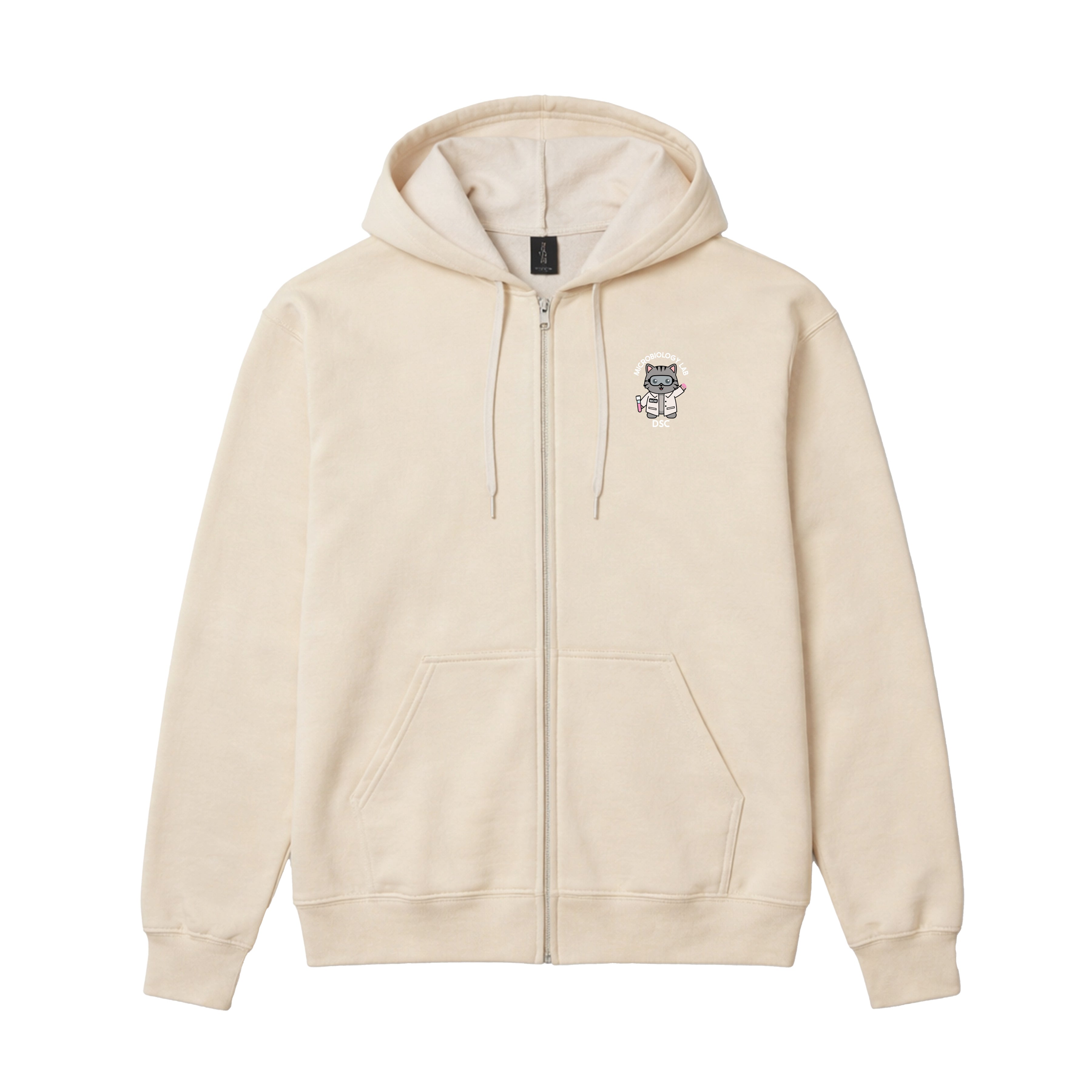 Diagnostic and Scientific Centre Microbiology Lab - Round 6 - Standard Full Zip Hoodie