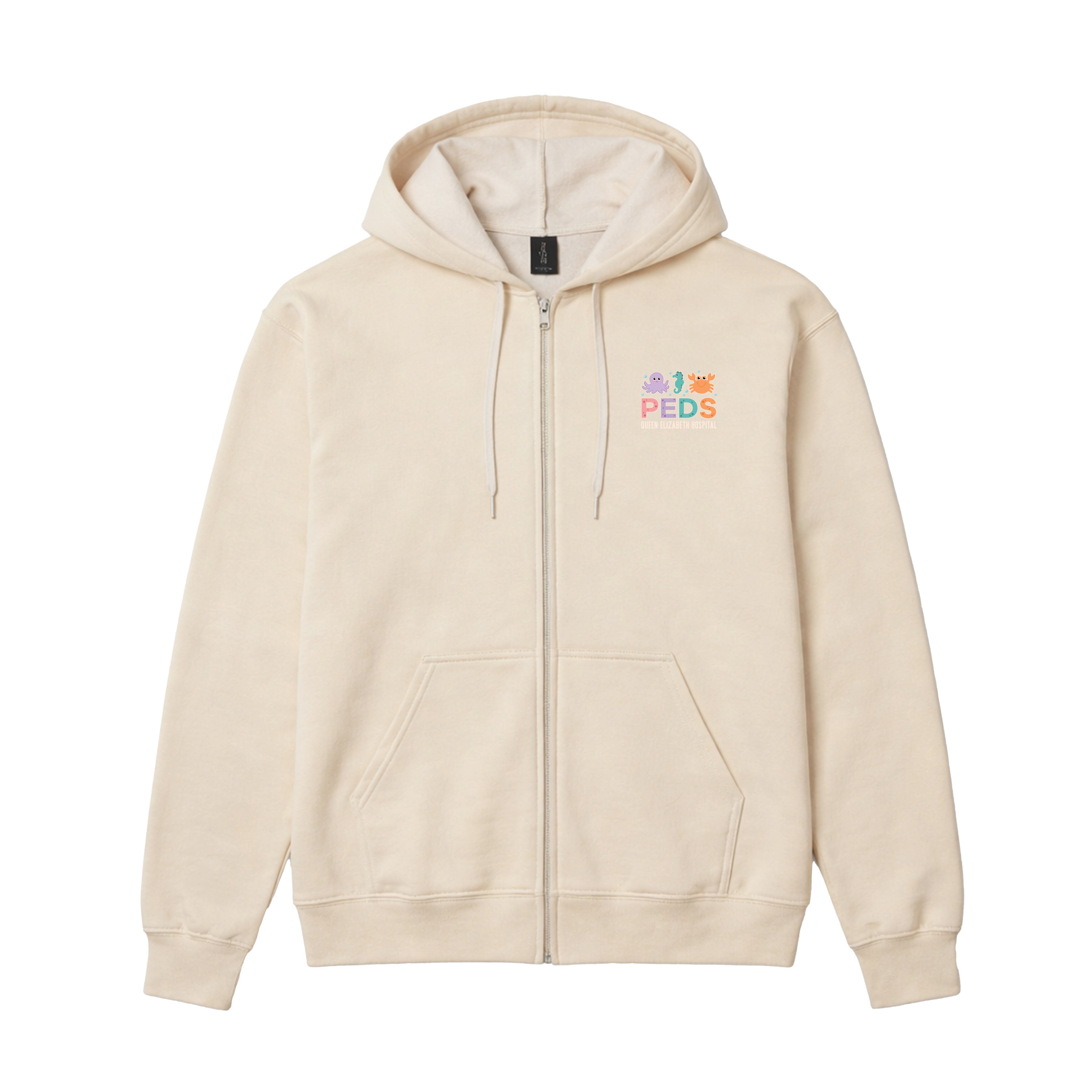 Queen Elizabeth Hospital Peds - Round 4 - Standard Full Zip Hoodie