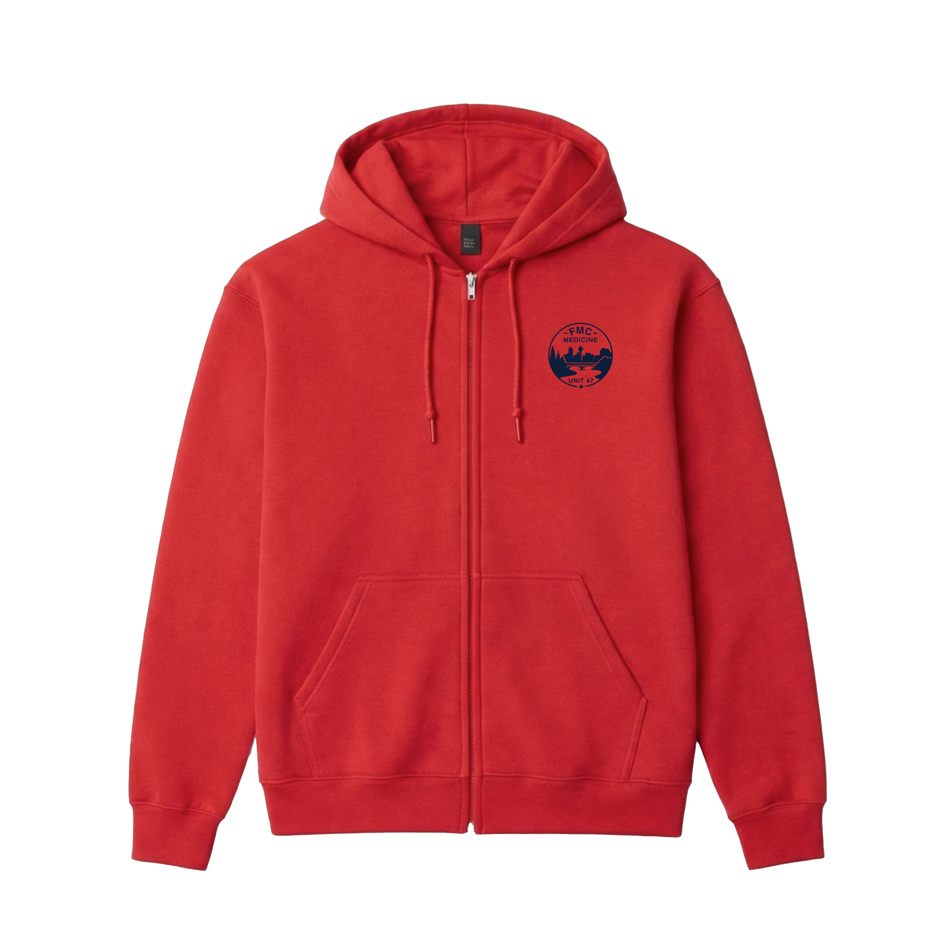 Foothills Medical Centre Unit 47 - Standard Full Zip Hoodie