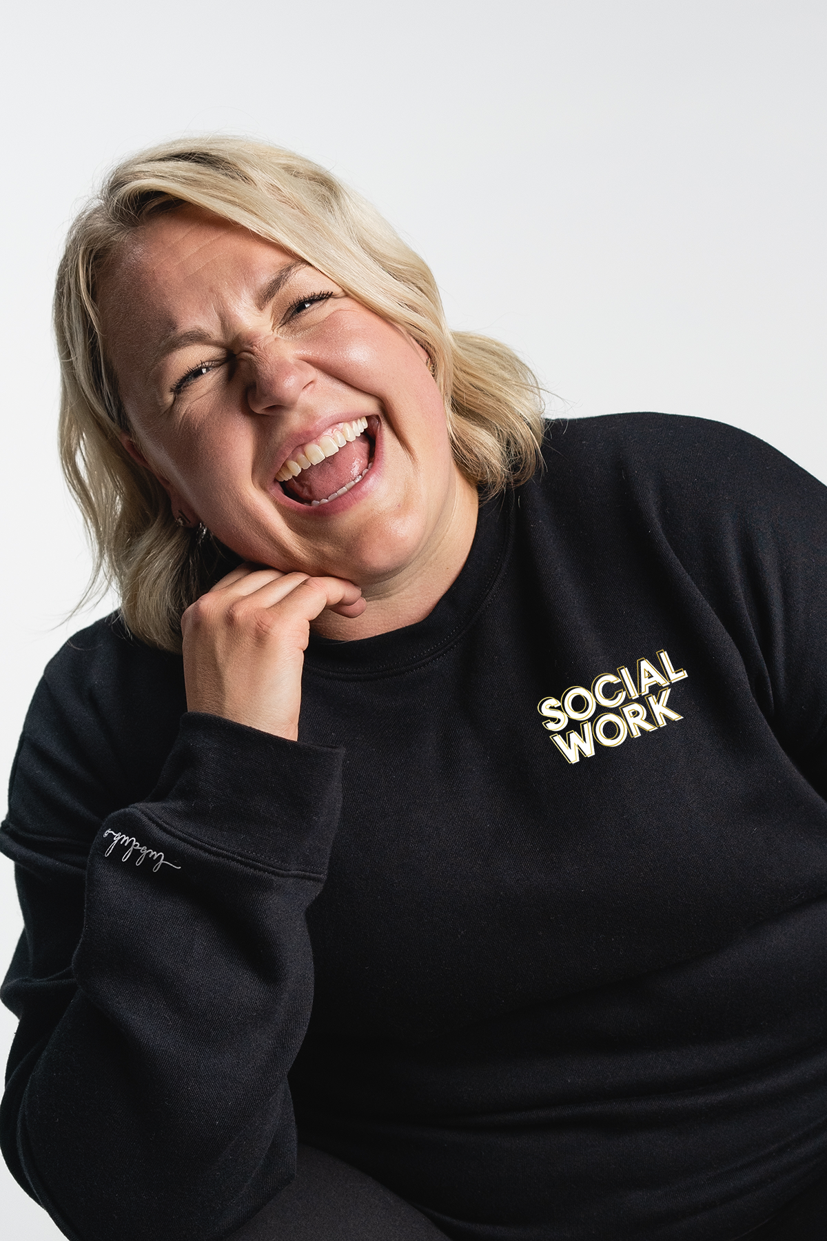 Social Work Creds - Pocketed Crew Sweatshirt