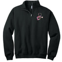 Floral Sketch - Elevate 1/4 Zip Sweater