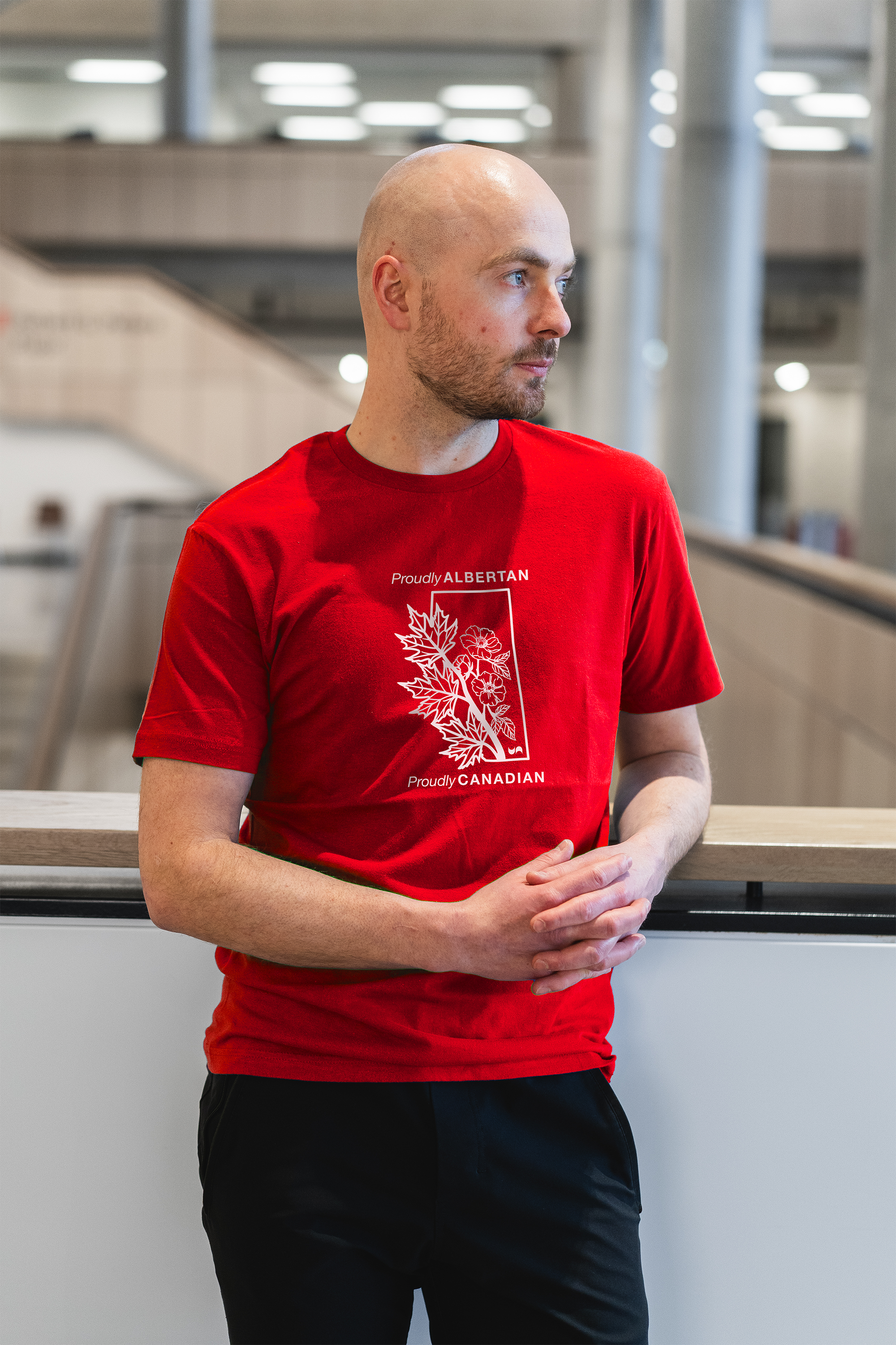 UNA - Proudly Albertan, Proudly Canadian - Essential T-Shirt