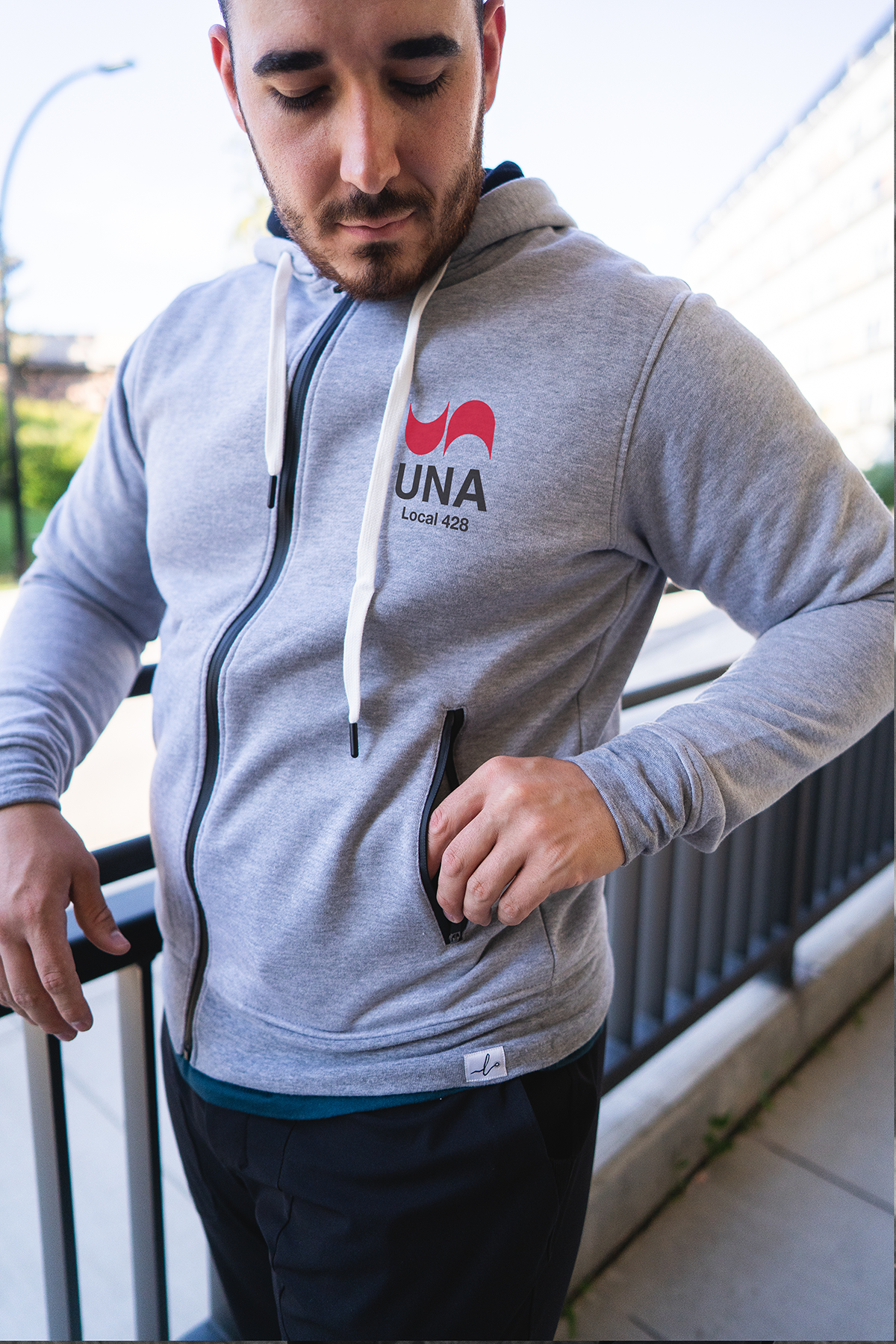 UNA Local Example - PRN Lux Hoodie - Lubdub Apparel