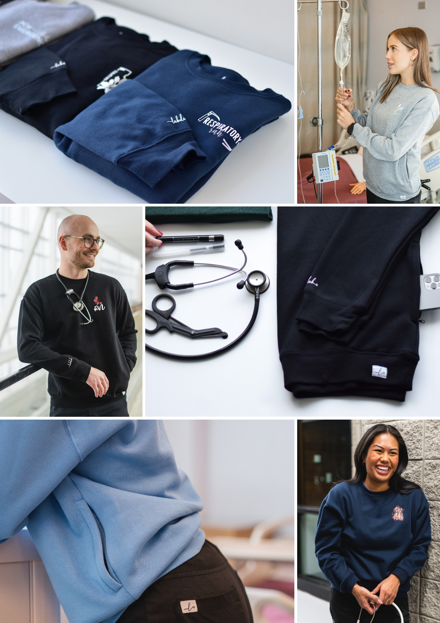 ECG  - Pocketed Crew Sweatshirt