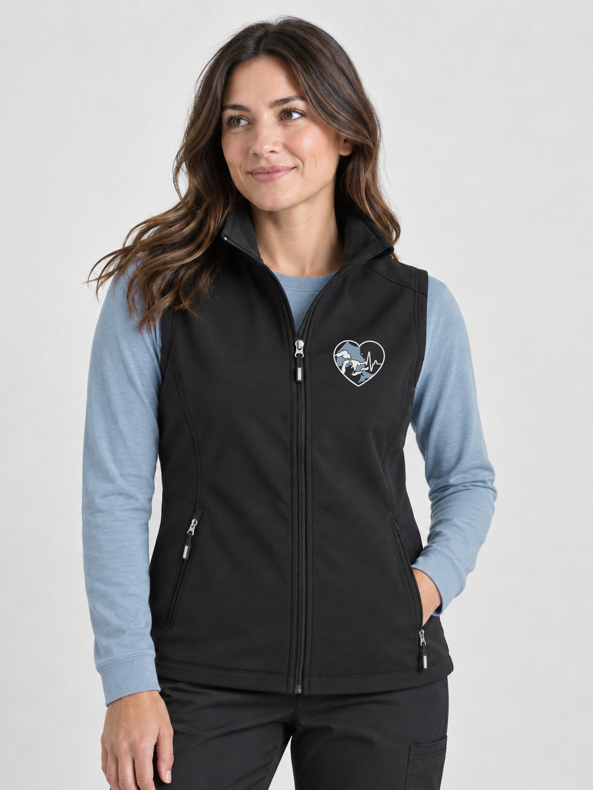 Across Canada ECG Heart - Women's Lite Vest