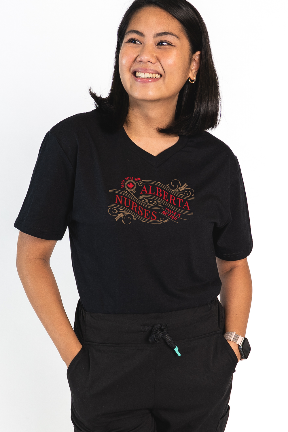 AGM 2025 Logo - V-Neck Shirt