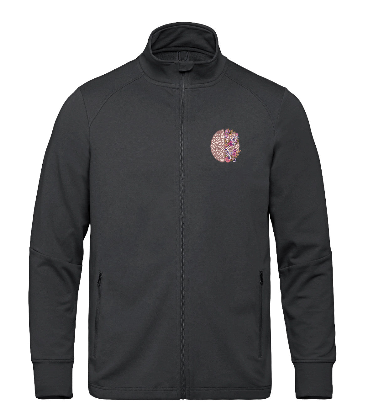 Floral Sketch - Men's Performance Warm-up Jacket