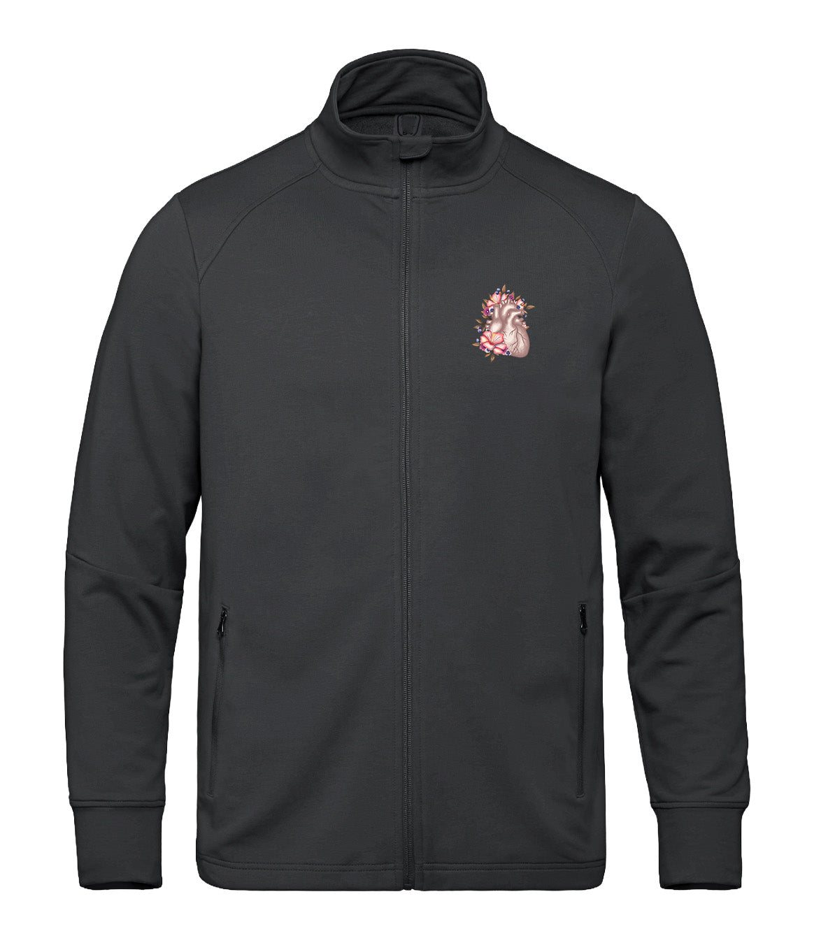 Floral Sketch - Men's Performance Warm-up Jacket