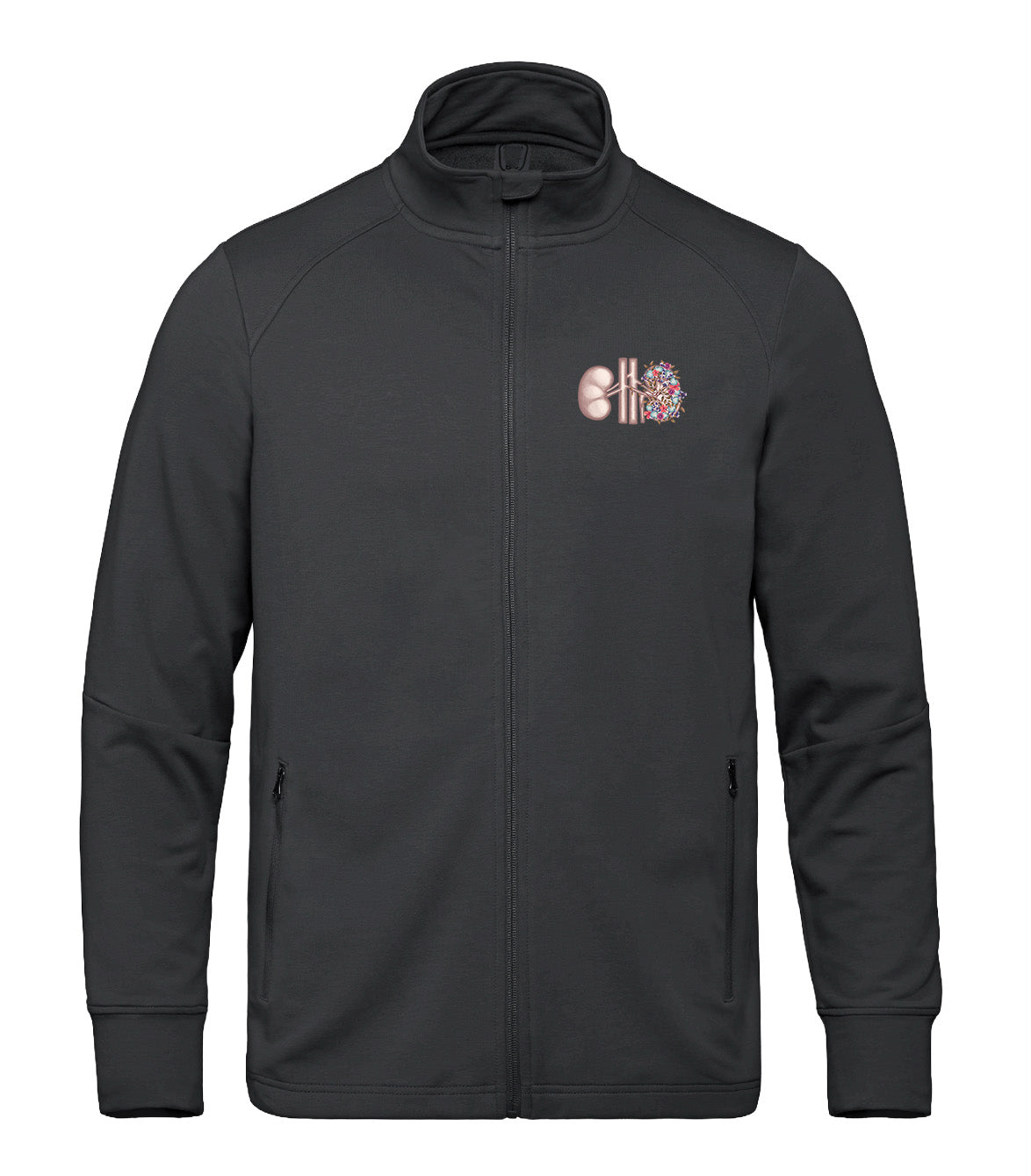 Floral Sketch - Men's Performance Warm-up Jacket